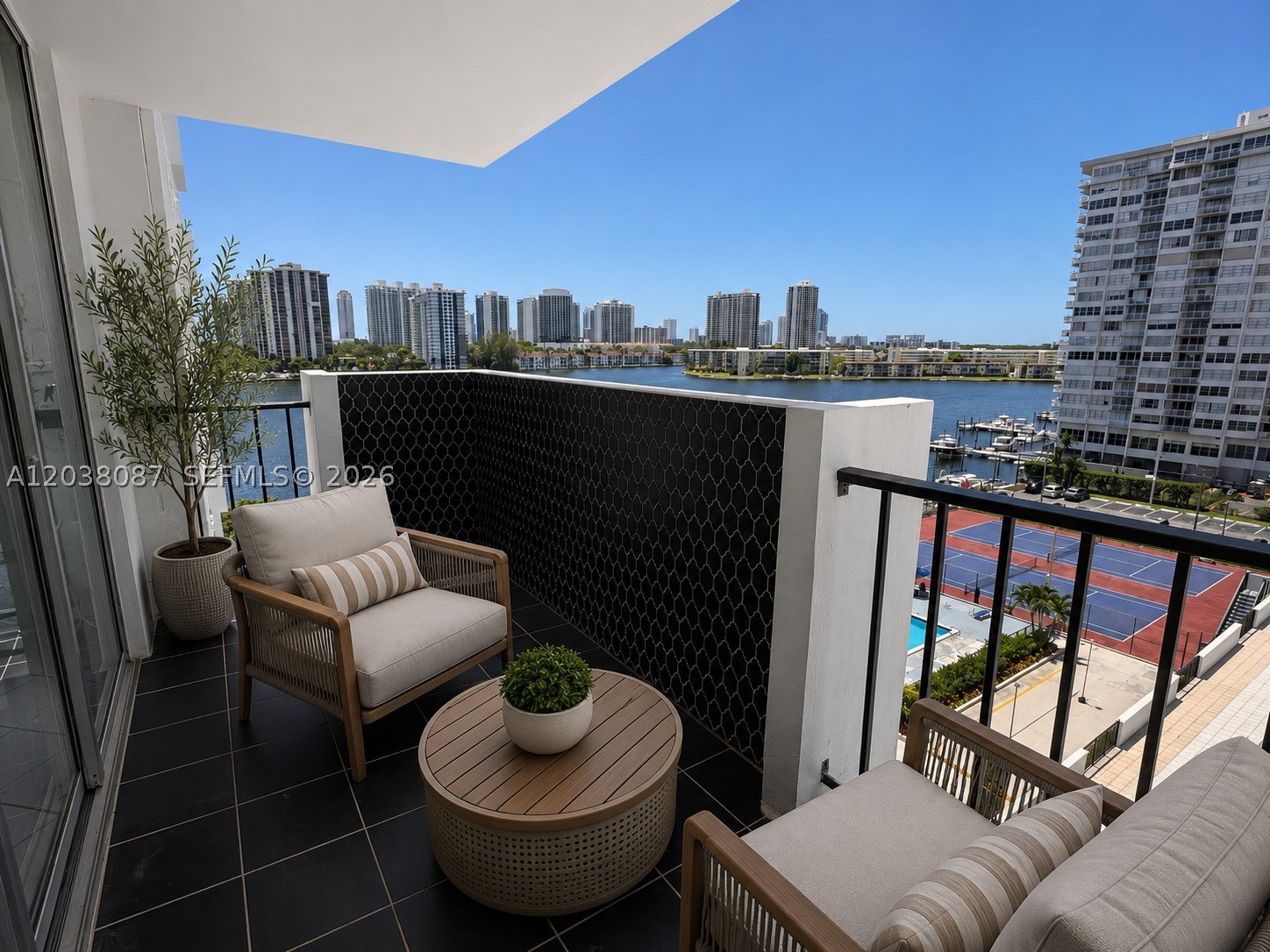 Beautiful waterfront condo priced to sell. Prime Aventura location. Walking distance to the grocery store, Starbucks, and fine dining restaurants, a pilates studio, and more! Rent is allowed after  1 year of ownership.
