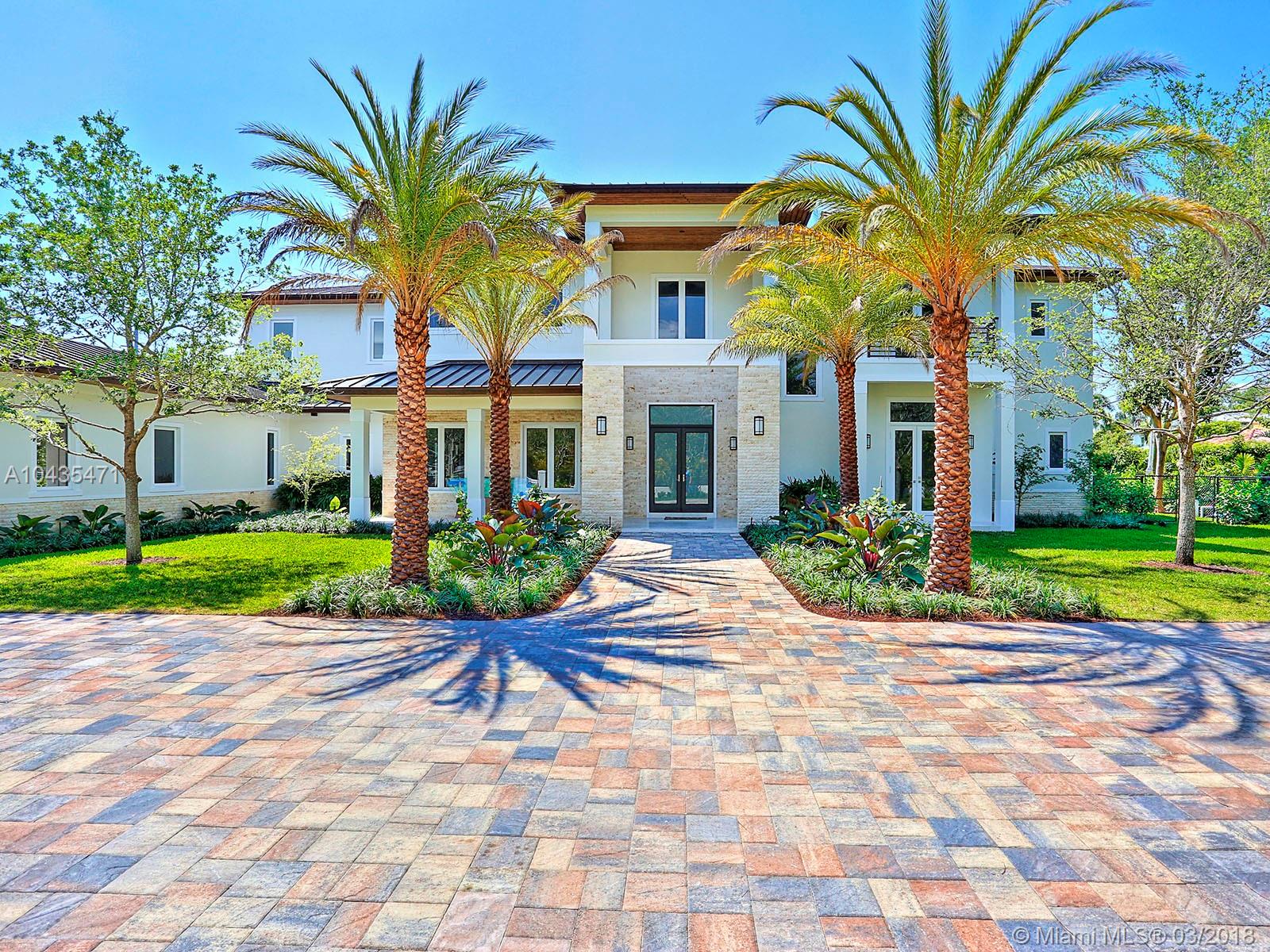 2018 Brand new Transitional massterpiece!Artistic and sleek architectural design with modern flair! Dramatic imposing entry. Hi-volume ceiling, marble floor. Finest finishes and luxurious appointments throughout. Unparallel quality. Elegant living room with white oak accent. Formal dining.Lavish master suite with stunning bath! Sep. family in children's quarter. Addl.guest suite. Media room, den/office. Elevator. Smart house with remote cellular controlAll led lighting.Summer kitchen plus addl.fire-pit for outdoor sitting and entertaining. Great floor plan blending indoor and outdoor living. Spectaular patio/large 20x40 heated saline pool with water-fall and staged lighting.Magnificent grounds & landscaping. Lush acre on pretty street. Gated entry! much more!! A class in its own! Amazing !