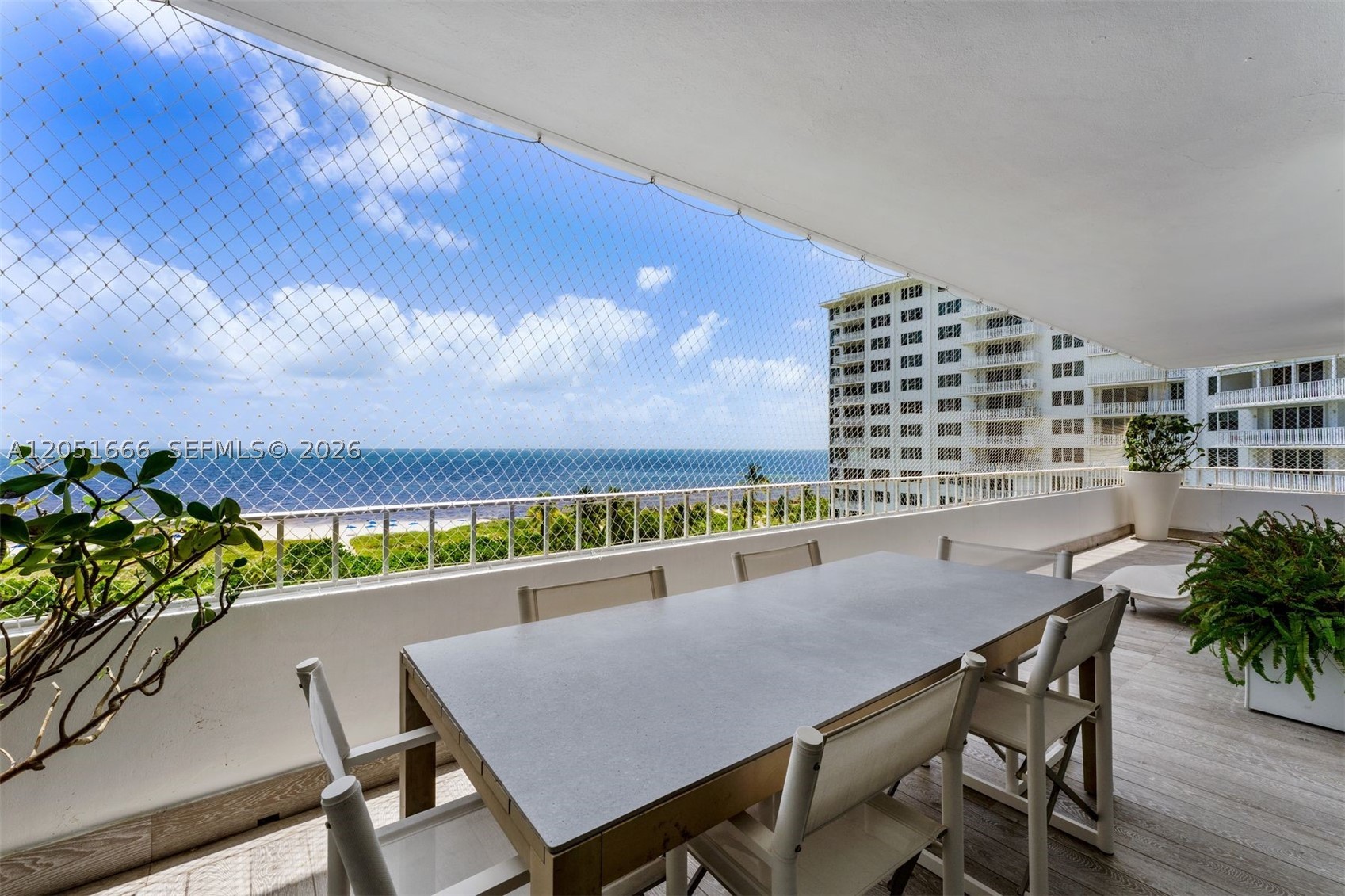 Completely remodeled and impeccably updated, this spectacular corner residence on the 8th floor is a true jewel, offering breathtaking panoramic ocean views and overlooking Key Biscayne's pristine white sandy beach. With 1,930 SF of beautifully designed living space, this exceptional home features 3 bedrooms, 2.5 bathrooms, a spacious wraparound balcony perfect for relaxing or entertaining, and a separate laundry room. Bathed in natural light, every space has been thoughtfully designed with timeless elegance, refined finishes, and exceptional attention to detail, creating a home that is as inviting as it is sophisticated. Move-in ready, this residence invites you to embrace the very best of the Florida lifestyle, where spectacular sunrises, refreshing ocean breezes, the soothing sound of the waves, and endless turquoise water views become part of your everyday life. Commodore Club South offers an outstanding array of amenities, including concierge service, a wonderful pool, fitness center, tennis courts, direct beach access, and the privacy and security of one of Key Biscayne's most desirable oceanfront communities. Experience the tranquility, beauty, and unparalleled charm of island living in the paradise island of Key Biscayne.