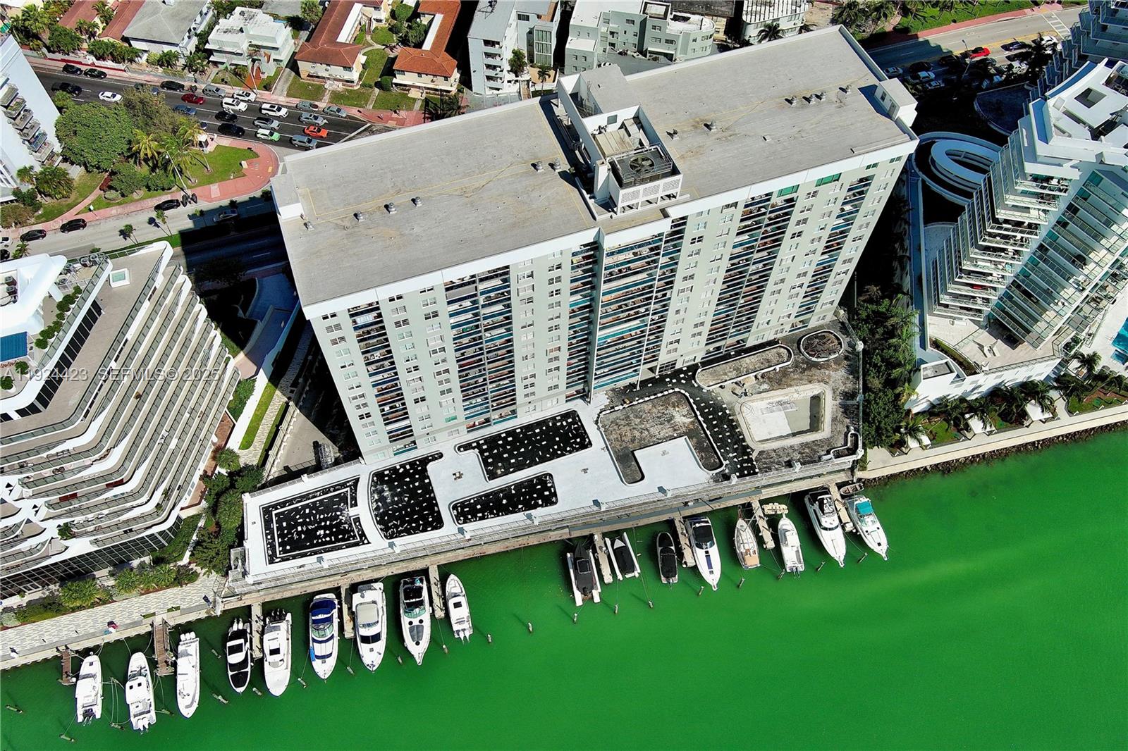 Excellent Location! Aquasol Condo is in the heart of Miami Beach, just 2 blocks from the beach. This full-service bayfront building features a fitness center, pool, sauna, and marina with privately owned boat docks, and laundry facilities. and on the unit, the unit is a spacious One-bedroom, One and a half -bathroom condo with a large living area and an open balcony offering ocean views. It includes a walk-in closet and a washer and dryer. The building offers valet parking, a concierge, 24/7 security, high-speed elevators, and covered parking. Basic cable, hot water, and air conditioning are included in the maintenance fee. Aquasol is pet-friendly and located within walking distance of supermarkets, shops and great restaurants.