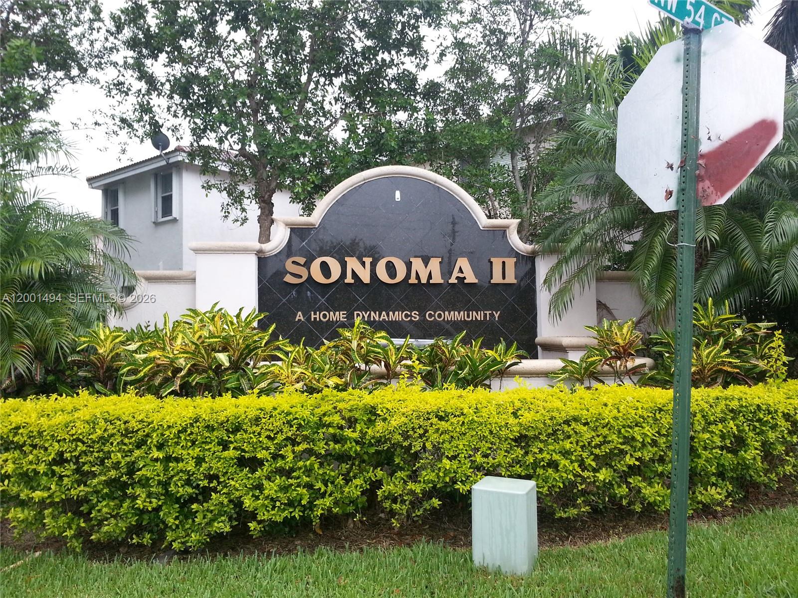 SONOMA II - Residential Lease