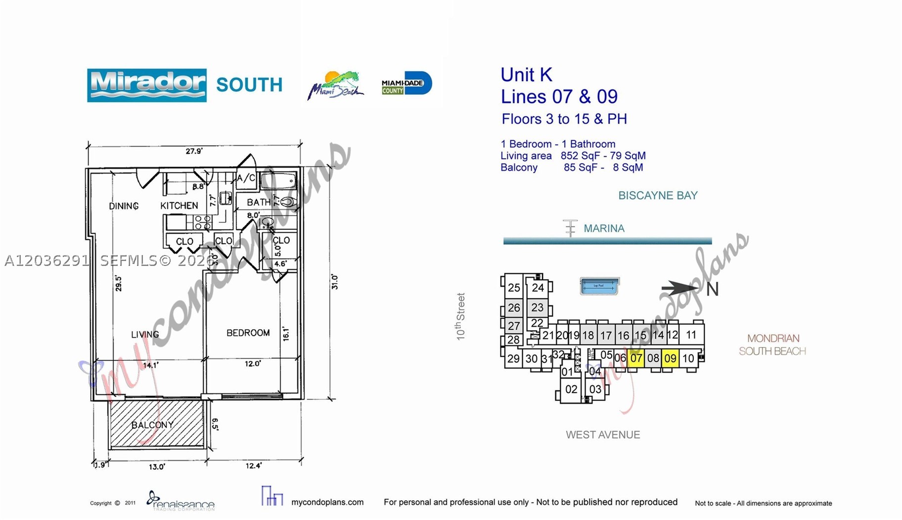MIRADOR 1000 CONDO - Residential Lease