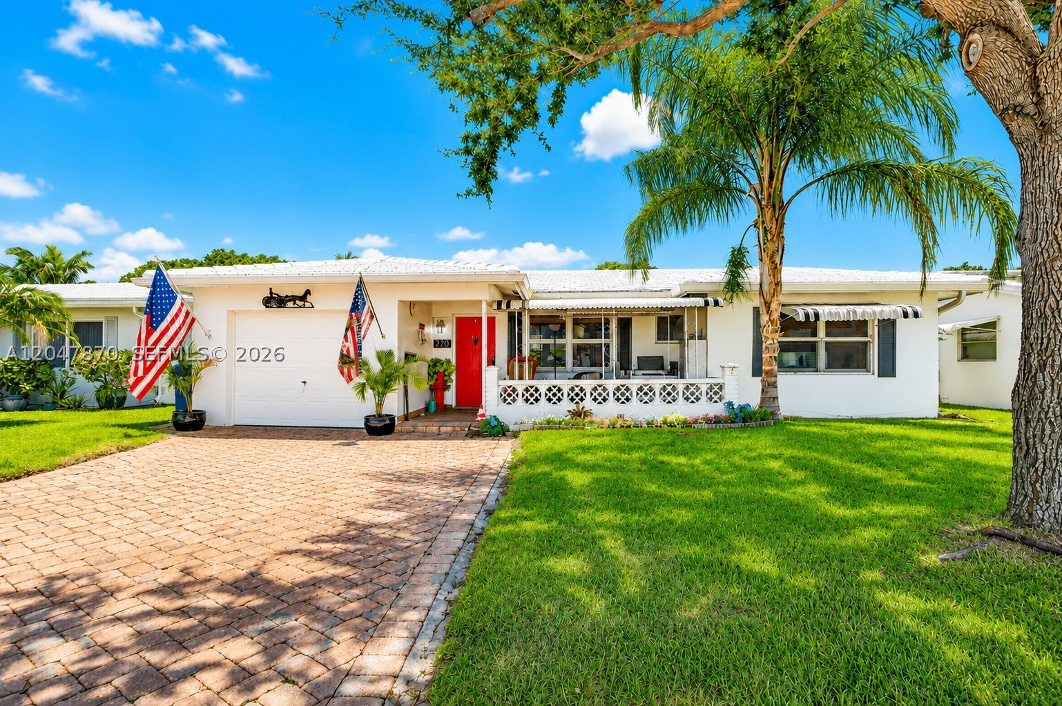 Coastal living meets complete peace of mind at 220 S Golf Boulevard. Nestled within the highly sought-after 55+ Leisureville community, this beautifully maintained residence offers the perfect blend of comfort, convenience, and carefree living. From the moment you arrive, you'll appreciate the thoughtful updates, including hurricane impact windows and doors, a newer roof, and a spacious living room bathed in natural light creating a home that's as worry free as it is welcoming.

Step Inside and embrace the resort-inspired lifestyle with unlimited golf just steps from your door, two heated pools, vibrant clubhouses, and a full calendar of social activities.