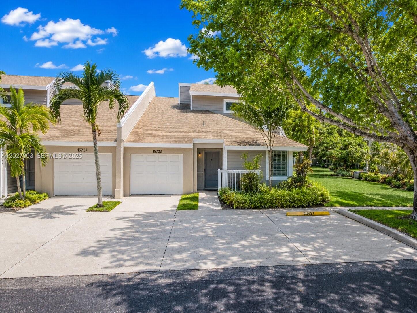 Immaculate and spacious corner-unit townhouse located on a quiet cul-de-sac in the highly desirable Woodgate community. This beautifully maintained home features 3 bedrooms, 2 full bathrooms, and a versatile floor plan with a large open living and dining area perfect for entertaining. The updated kitchen offers granite countertops,  stainless steel appliances, an induction range, pantry, and a comfortable eat-in breakfast area, The spacious primary suite includes a walk-in closet and ample natural light. Enjoy Florida living year-round in the screened and covered lanai overlooking a private deck and garden area with no rear neighbors. The converted garage serves as a bedroom while still providing valuable storage space. Additional features include a front-load washer and dryer, abundant parking, and a recently installed 3-ton, 15-SEER A/C system (2023) with a 10-year warranty. The HOA includes water, sewer, roof maintenance, trash removal, and lawn care. Residents enjoy access to community amenities including a pool, spa, and tennis courts.
Ideally located near Markham Park and zoned for top-rated Weston and Davie schools. This exceptional home offers privacy, convenience, and an outstanding location.
By appointment only. Please do not disturb occupants.