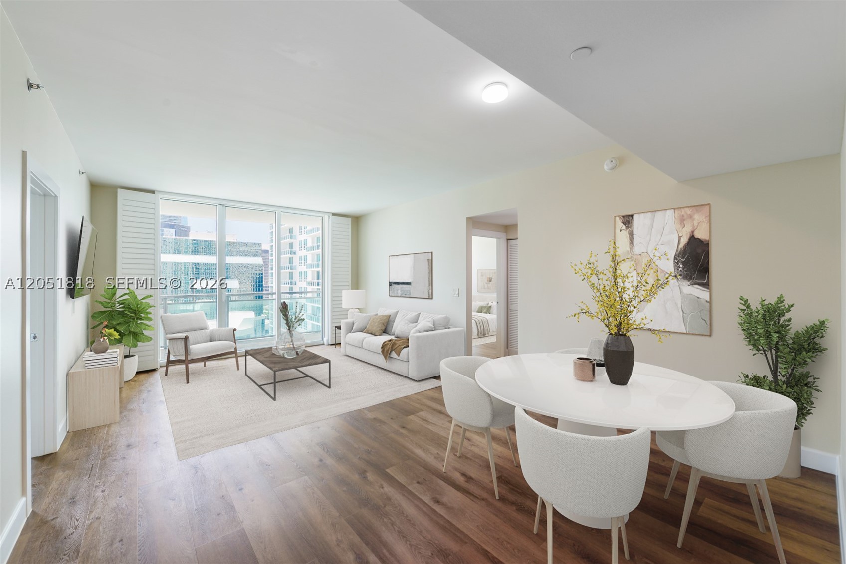 LOCATION! LOCATION! Exceptional opportunity to own in one of Brickell's most sought-after buildings. PRICED TO SELL FAST! This beautifully maintained 2-bedroom, 2-bath residence on the 19th floor offers stunning bay and skyline views, along with numerous upgrades including premium vinyl floors, custom-built closets, electric blinds, light sensors, a new A/C and washer and dryer.

The Plaza offers resort-style amenities featuring a one-acre pool deck with cabanas, BBQ area, meditation garden, fitness center, steam rooms, club room, party room, wine cellar, theater, meeting rooms, and more. Enjoy the ultimate Brickell lifestyle just steps from Brickell City Centre, the Financial District, MetroRail, top restaurants, shopping, and entertainment.

Now vacant and easy to show. Don't miss this exceptional value in the heart of Brickell! Text LA for showings