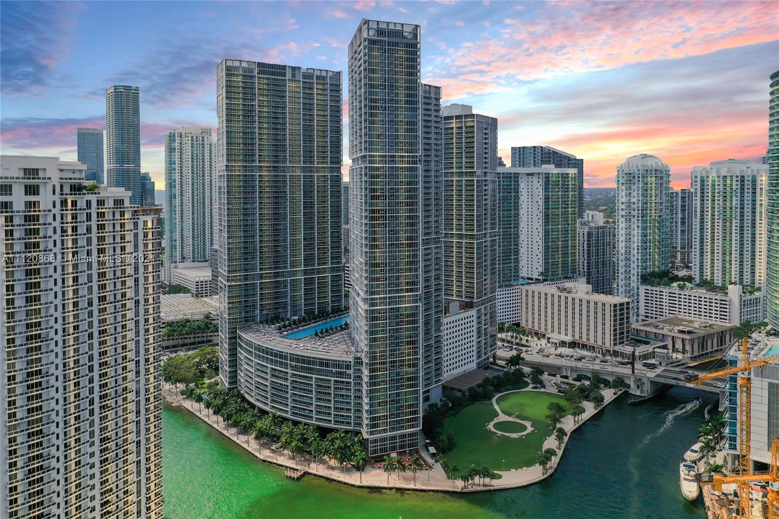 Direct BAY View 2 Br/2 Br + Den Corner Unfurnished Condo For Rent in the Residential & Private Tower II of Icon Brickell. See the Bay Sunsets & Cruises from your Balcony. Icon Brickell offers full time concierge, 5 Star Spa, Movie Theater, fitness center, Olympic pool w/ lounging area, the World Famous "Cipriani" & Cantina La20 restaurants. Assigned Parking Space, Water/Hot Water, Cable & Internet included in the Rent. Rented until December 2021.