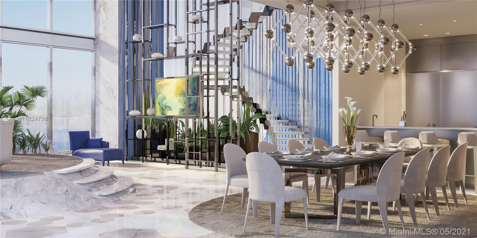 This ultra-luxe penthouse will sell at Luxury AUCTION WITHOUT RESERVE on Jan 21! List price for REFERENCE ONLY. Offered in co-op. with Platinum Luxury Auctions. Inquire for details. the architecturally impressive Brickell Flatiron building. The neighborhood is buzzing and a vibrant part of the city with an abundance of first class restaurant, bars, art galleries and boutiques, offering the homeowner the very best of city living.  The property spans over 5,000 sq ft and consists of 5 bedrooms, 5 full bathrooms, 1 half, a fully equipped kitchen, dinning room, expansive terrace and a private rooftop pool perfect to relax and unwind after a busy day. The property is finished to the highest possible standard with plenty of scope left for the buyer to make their own.