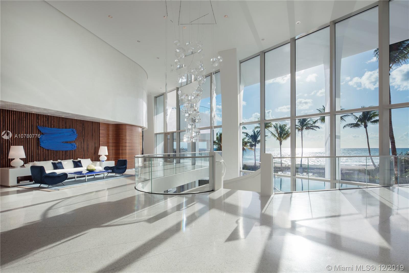 Upgrade option to purchase with luxury living furniture (Fendi, Bugatti, Trusardi Furniture) for $7,990,000... Unit has beautiful marble floors throughout. South Corner , 180 Completely unobstructed views of Downtown Miami, The Intracoastal and the ocean! 5 bed/ 6.5 bath + family room + service quarters. Developer unit.