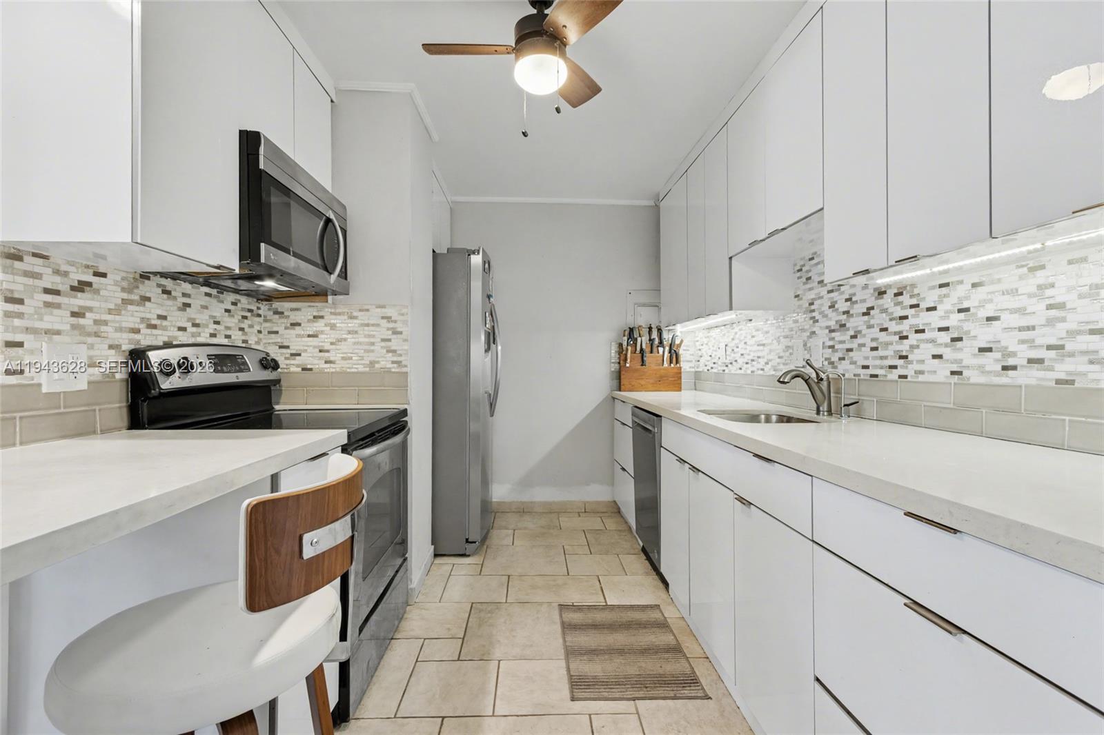 Beautiful 2BR/2BA condo on Hollywood Beach with stunning Intracoastal views and breathtaking sunsets. This spacious, move-in-ready home features an upgraded kitchen and bathrooms, ample closets, impact windows and doors, and the option to purchase fully furnished. Enjoy a sunny pool area with BBQ, laundry on the same floor (included in maintenance), and small-pet approval. The building has passed its 50-year inspection, offers a new roof, and updated hallways with tile floors and fresh paint. Just steps from the Hollywood Beach Boardwalk with oceanfront dining, shops, and entertainment. Ideally located between Miami and Fort Lauderdale with easy access to airports, fine dining, shopping, and nightlife. Perfect as a vacation home or full-time retreat.