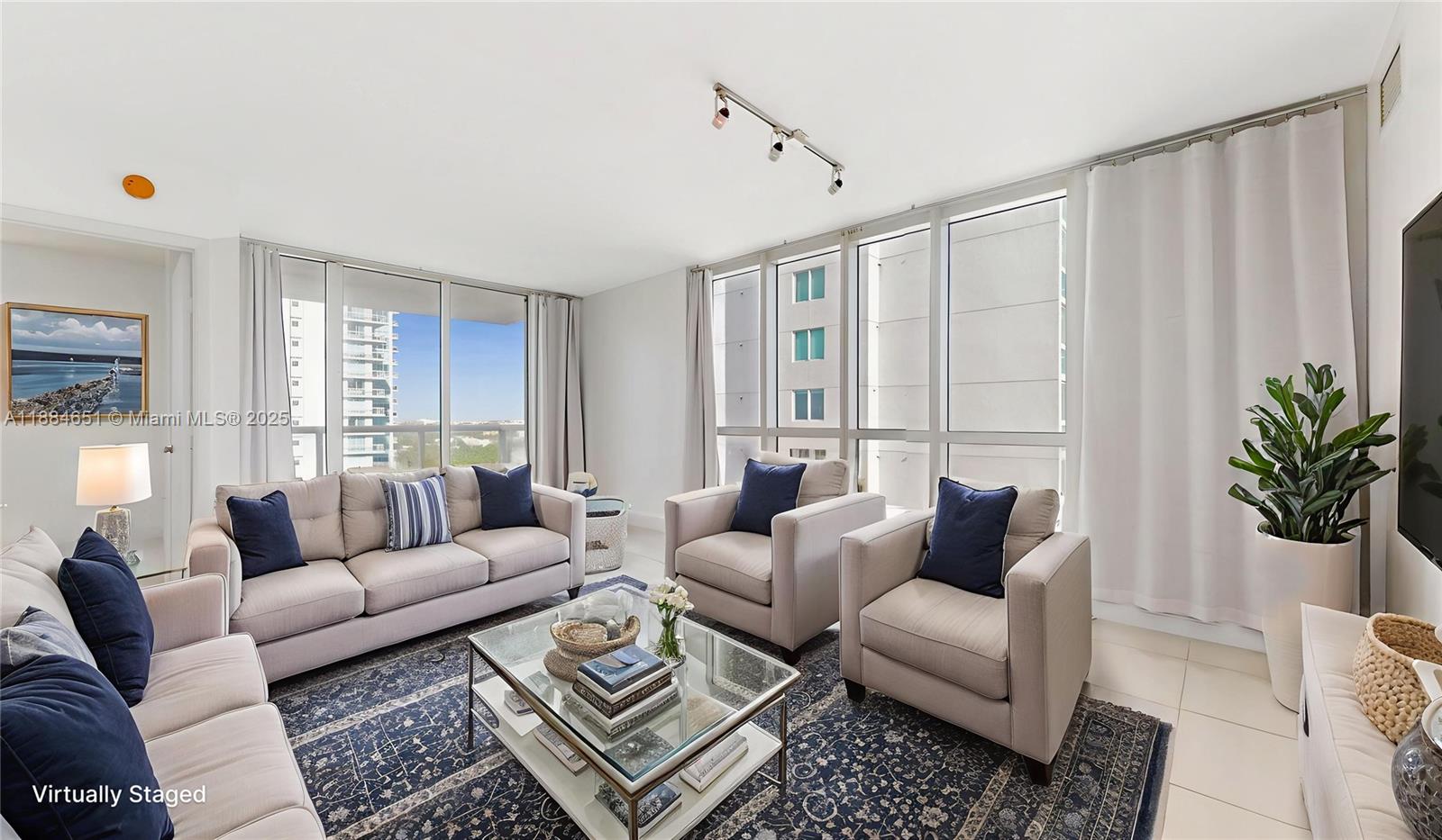 Experience sophisticated city living in this bright & airy 2-bed, 2-bath corner unit at Terrazas. This inviting home in the sky is filled with natural light from its floor-to-ceiling windows and private balcony. Residents enjoy an array of top-tier amenities, including 24-hour concierge, state-of-the-art gym with sauna & jacuzzi, a resort-style pool, plus a convenient Mini Mart.  This prime location is all about lifestyle! You have easy access to all Miami has to offer just minutes away. Enjoy the cultural diversity of Little Havana restaurants & Calle Ocho; watch live football at loanDepot Park; hit Bayside for the fireworks or concerts; experience the lively nightlife, world-class art galleries and cultural venues of Downtown Miami; or take a short drive to either Key Biscayne or Miami Beach for a day on the water - all while being close to work at the Civic Center/Health District.