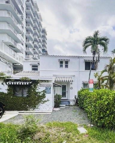 Triplex - Duplex - Single Family property located 1/2 block from beach with private waterfront property access for dock or water access only. Located near the booming fauna neighborhood . Lots of shopping , restaurants , bars and very secluded. Property has 2 private parking spaces and a yard. One of the only properties of this type. Located in front of a pedestrian bridge that allows you to walk and have easy access to the west part of Miami Beach.