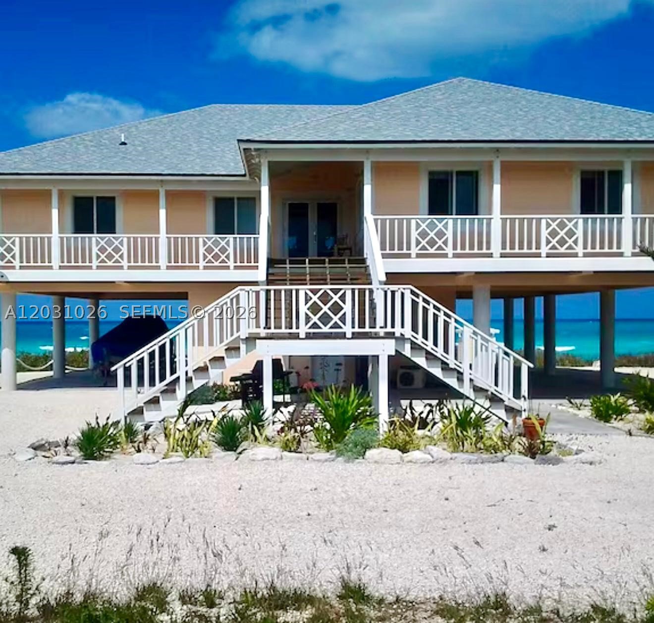 We present Casa Marina, an extraordinary oceanfront retreat located in Great Harbour Cay, Berry Islands, Bahamas. This magnificent double-lot property is directly on the ocean, with powdery white sand, crystal-clear turquoise waters, and breathtaking beachfront views. Casa Marina is a fully updated home featuring four spacious bedrooms and three luxurious bathrooms, with expansive living areas filled with natural light. Beyond its beauty, this property is also a prime investment opportunity, ideal for vacation rentals, luxury investors, or those seeking an exceptional income property. With stunning sunsets, serene ocean breezes, and a tranquil atmosphere, Casa Marina is a rare gem—an idyllic escape and a smart investment all in one.Call LA today !!!