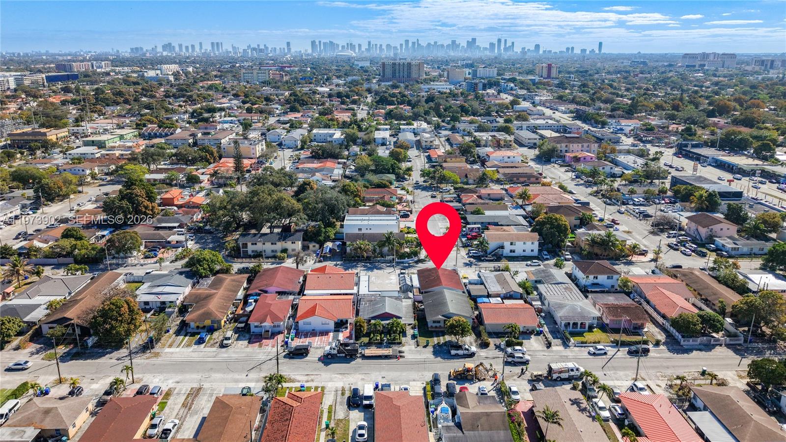 Move-in ready and beautifully UPDATED home with over 1230sqft in a central Miami location with convenient access to major highways, shopping, dining, and public transportation. Recent improvements include a RENOVATED KITCHEN with NEW APPLIANCES, NEW WINDOWS/FRONT DOOR, fresh interior and exterior paint, and a newly installed fence for added privacy and curb appeal. The functional layout offers comfortable living and dining areas with abundant natural light. Ideally located near Miami International Airport, Downtown Miami, and Coral Gables. A great opportunity for an end-user or investor seeking low-maintenance living in an established Miami neighborhood.