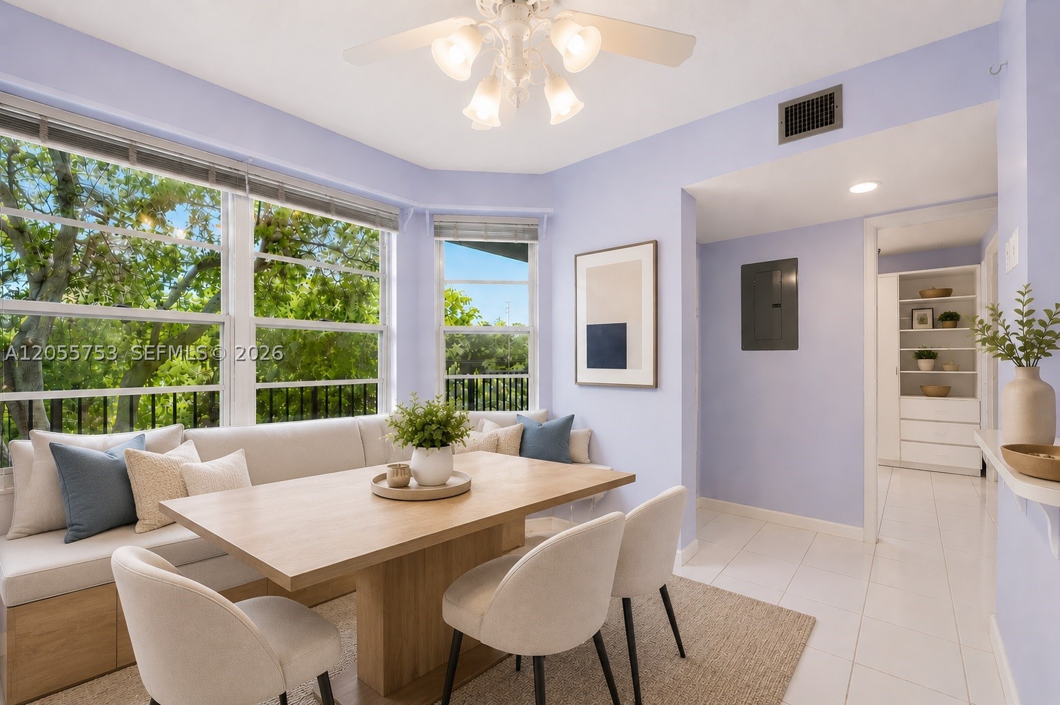 Very spacious condo in the highly desirable 55+ gated community of Century Village Pembroke Pines. Located on the third floor with convenient elevator access, this bright unit features beautiful pool views, a large screened balcony with accordion shutter, walk-in closets, and a Murphy bed in the second bedroom. Just a short walk to the pool, this home offers comfort, and convenience.
Enjoy resort-style living with 24-hour gated security, multiple pools, golf, tennis, pickleball, a spectacular clubhouse, fitness center, on-site primary care, and complimentary community transportation. The association fee includes water, basic cable, internet, master insurance (building exterior), and access to all amenities. Ideally located near Pembroke Gardens, shopping, dining, supermarkets, Memorial Hospital, CB Smith Park, AMC Theatres, and I-75. A fantastic opportunity to enjoy the South Florida lifestyle!