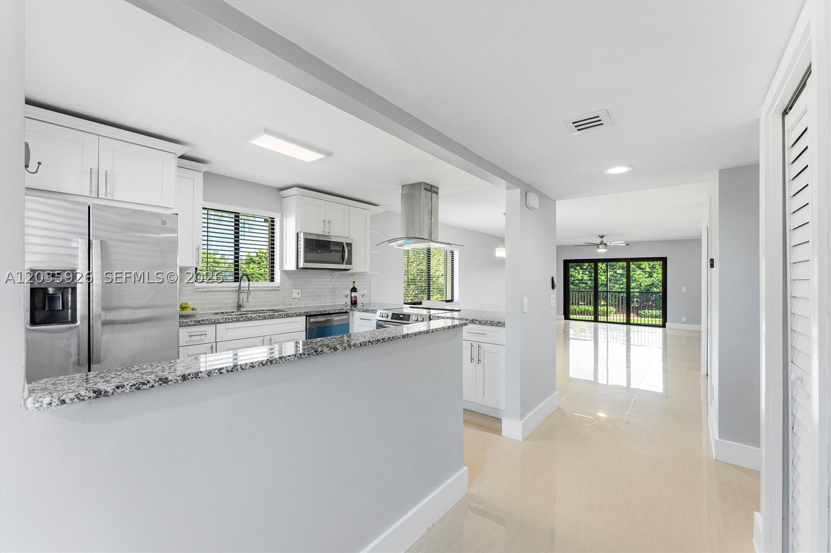 Rarely available, completely transformed luxury condo in the heart of Weston at Gardens at Bonaventure 14 East! Meticulously upgraded from top to bottom, this premium carpet-free residence features seamless tile flooring throughout, freshly painted and brand-new hurricane impact windows and patio doors for ultimate energy efficiency and peace of mind. 

Perfect for remote professionals, this corner condo unit boasts a spectacular custom wall-to-wall built-in office and storage suite complete with an integrated executive desk, file cabinets, a specialized pull-out printer drawer, 12 storage drawers, 5 upper cabinets, and 2 floor-to-ceiling closets. 

The massive master suite features dual closets, including a walk-in with custom pull-out shoe racks. Both bathrooms are fully modernized, spa-like sanctuaries showcasing incredible water pressure and dual shower heads (luxury overhead rainfall + high-pressure regular head). Full size washer and dryer in unit. 

Rent includes exclusive membership access to the prestigious Bonaventure Town Center Club's resort pools, gym, tennis, and bowling alley. Enjoy Weston's A-rated schools and prime location. Executive-level rental opportunity that will not last!