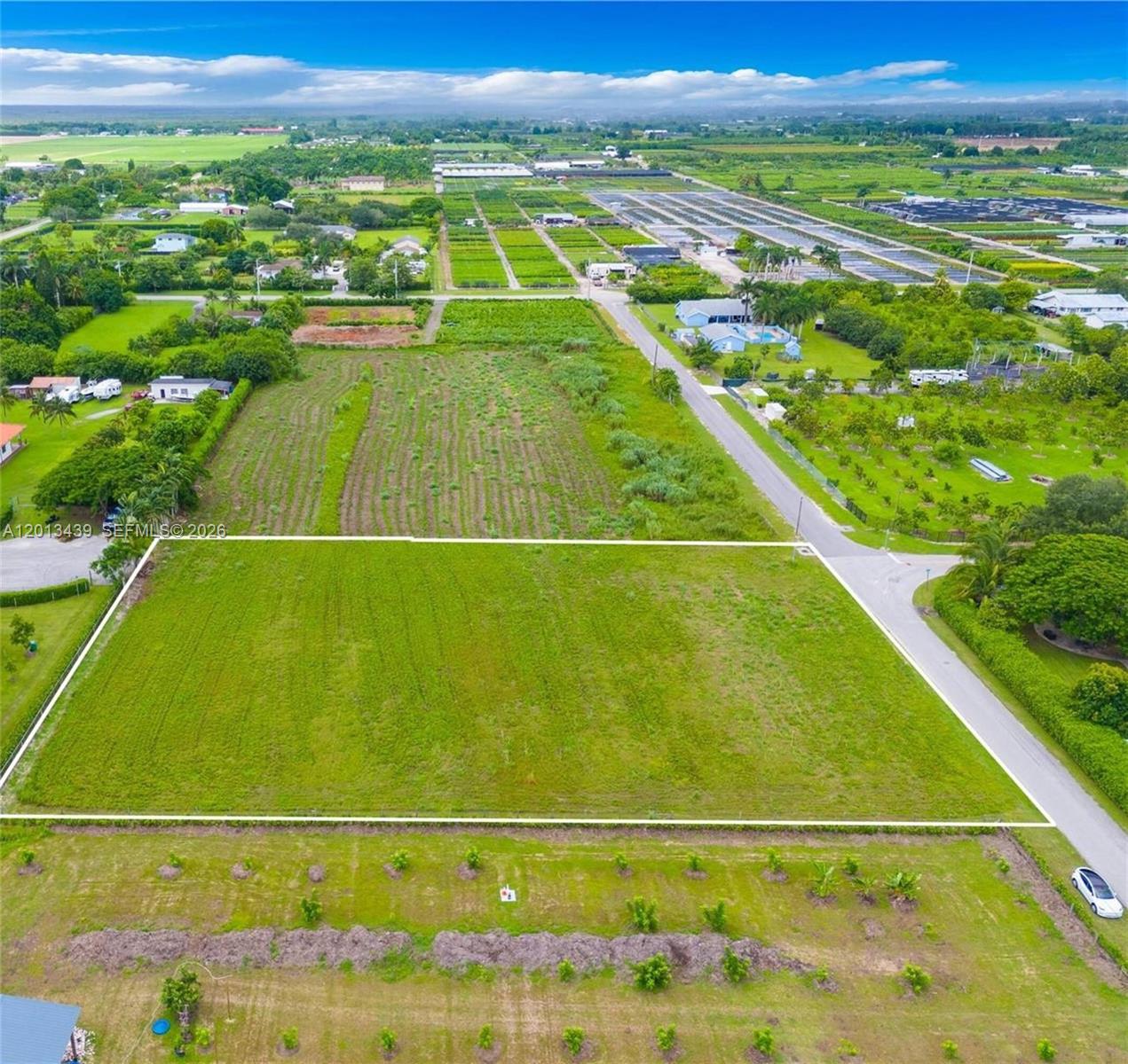 Rare opportunity to lease vacant agricultural land in a highly desirable area where properties are seldom available for rent. Ideal for farming, nursey, crops, or other approved agricultural uses only. Excellent location with great potential.