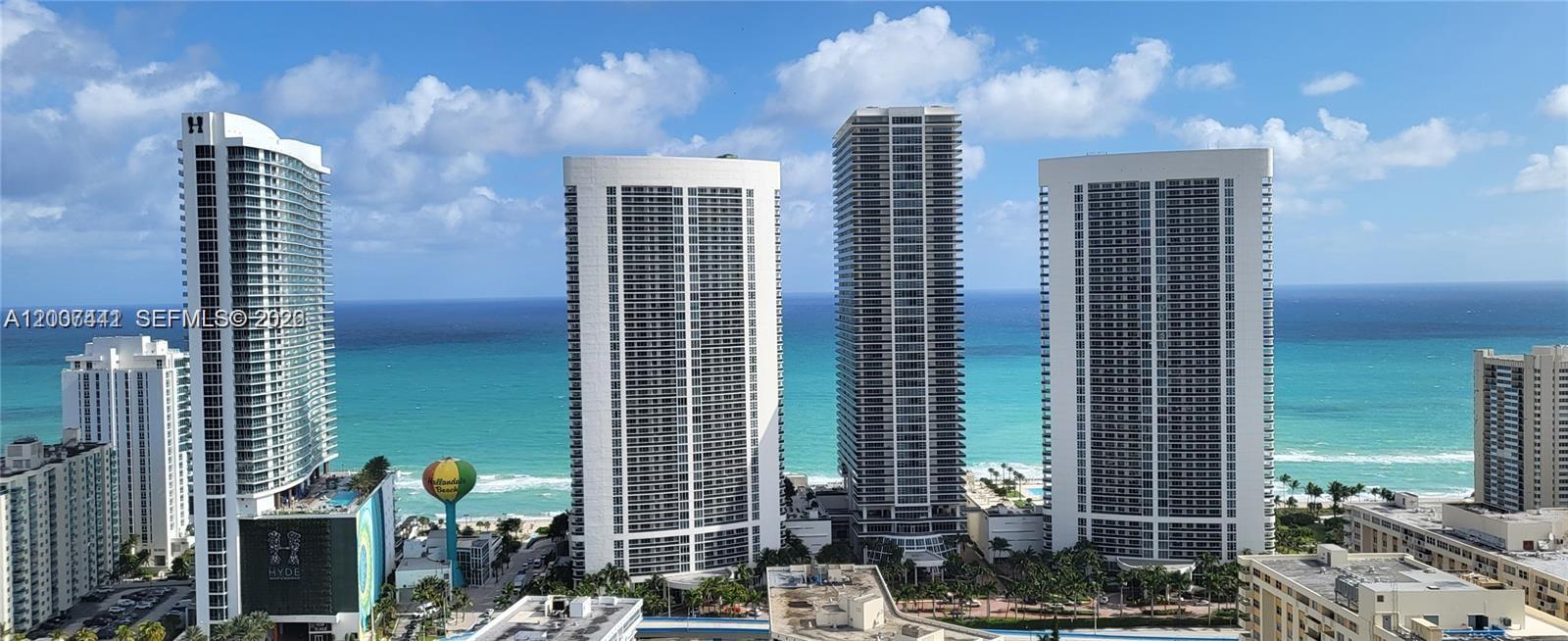 INVESTOR'S DREAM!! CAN BE RENTED DAILY, WEEKLY, MONTHLY OR YEARLY. NO RENTAL RESTRICTIONS. CAN BELISTED ON AIRBNB, VRBO or can be listed in the hotel program. Turnkey unit, can be rented as a 2 BED OR 1 BEDAND STUDIO, INDEPENDENT ENTRANCE DOORS. PETS ALLOWED HOA includes: Water, Sewer, Trash Service,Electricity, HD Cable TV, Voice, Internet, Parking (one vehicle at no charge), Beach Services (Umbrella & Chairs),Shuttle Services, Management Onsite, Concierge, Package Attendant, Pool Attendant, Security, Landscaping.