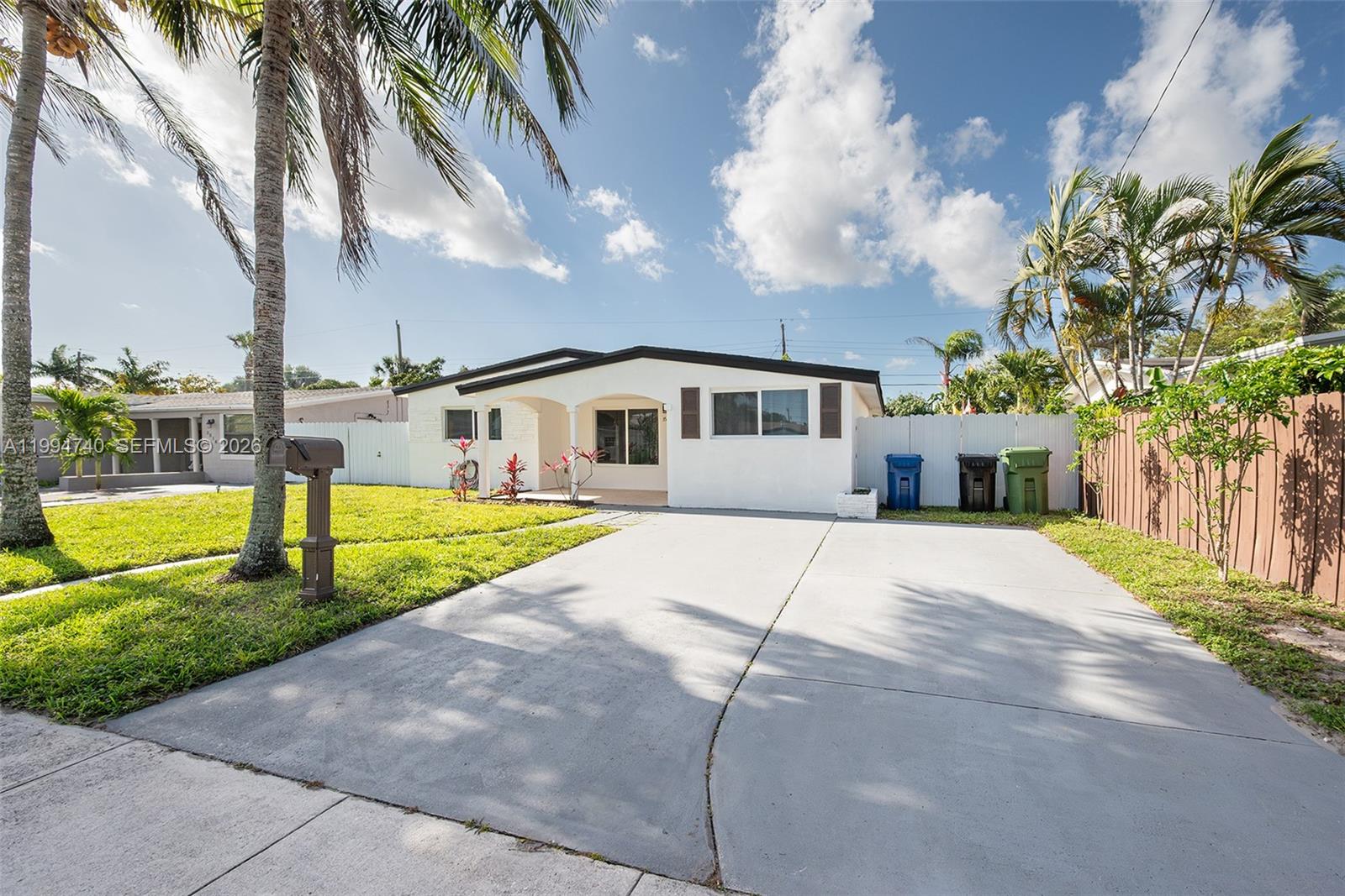 Stunning renovated 3-bedroom, 2-bath single-family home with great curb appeal. A welcoming front porch provides the perfect space to relax as you enter. Inside, the home features a bright open-concept layout filled with natural light, with spacious living, dining, and family areas overlooking the front and backyard. The home has been freshly painted inside and out and offers numerous upgrades, including a new roof, impact windows and doors, new A/C unit, new flooring, and an updated kitchen and bathrooms with select new appliances. Washer and dryer are conveniently located inside. Enjoy ample closet space throughout. The property also includes a spacious storage shed and an expansive backyard perfect for entertaining or relaxing—this one won’t last.