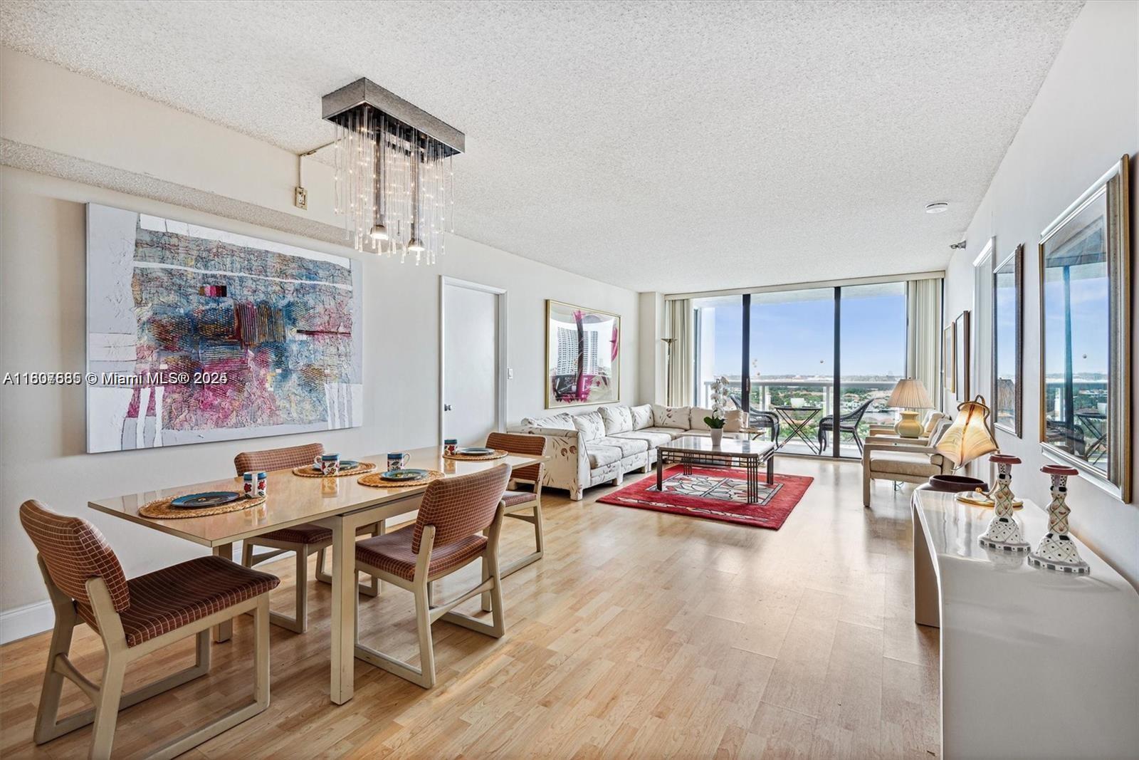 This beautiful 2 BEDS / 2 BATHS benefits from fresh air directly from the Intracoastal. The unit features a washer/dryer, central AC, a living/dining area, and ample storage including a walk-in closet. Enjoy stunning direct water views from a large balcony accessible from both the bedrooms and the living room. Located in a prime spot within walking distance to Aventura Mall, numerous shops, and close to the beach with easy access to I-95. Additional amenities include valet service, 3 elevators, and nearly completed renovations to the BBQ area, pool, and fitness center.
