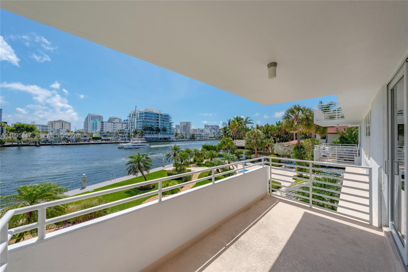 Stunning waterfront 1-bedroom, 1.5-bath condo featuring 850 sq. ft. of beautifully updated living space with breathtaking direct Intracoastal views from the second floor. The highly desirable B-line location offers an unmatched perspective, making it feel as though the water flows directly into your home. This move-in-ready residence showcases modern upgrades, sleek finishes, abundant natural light, and the convenience of a private storage unit. Minutes from Fort Lauderdale Beach, world-class dining, shopping, entertainment, and nightlife. Whether you’re searching for a full-time residence, vacation home, or seasonal snowbird retreat, this condo offers the perfect blend of luxury waterfront living, convenience, and prime coastal location.