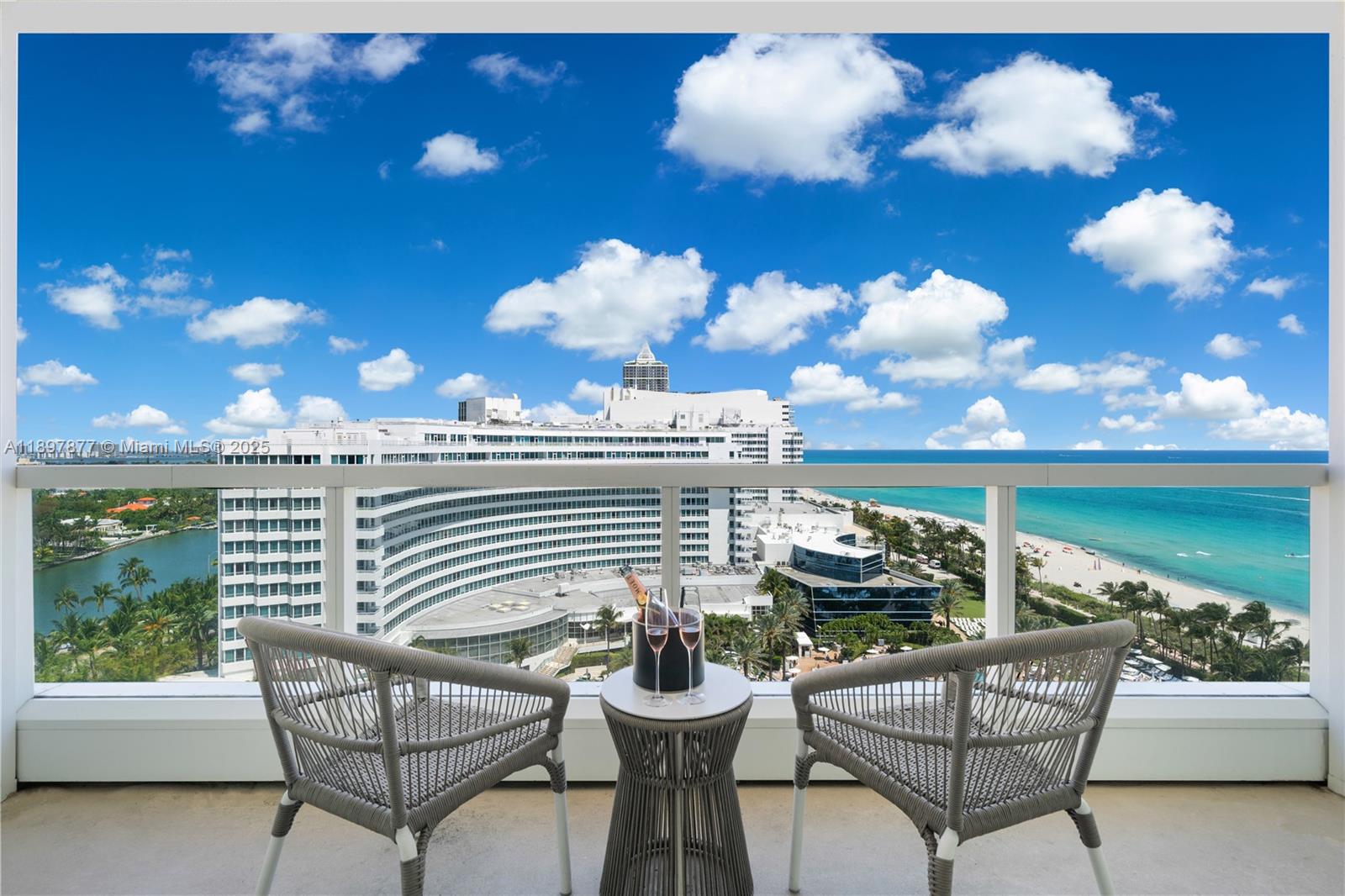 Live the Miami Beach lifestyle in this stylish Jr. Suite at Fontainebleau III – Sorrento Tower. Enjoy beautiful ocean and pool views from your private balcony. The unit comes fully furnished and turnkey with a king bed, sleeper sofa, and kitchenette — perfect for relaxing stays or rental income.
As an owner, you’ll have access to everything the Fontainebleau Resort offers: award-winning restaurants, Lapis Spa, LIV nightclub, beach service, and more. Maintenance includes A/C, electricity, valet, and daily breakfast in the owners’ lounge.
Use it as your personal retreat or join the hotel rental program for easy income while you’re away.