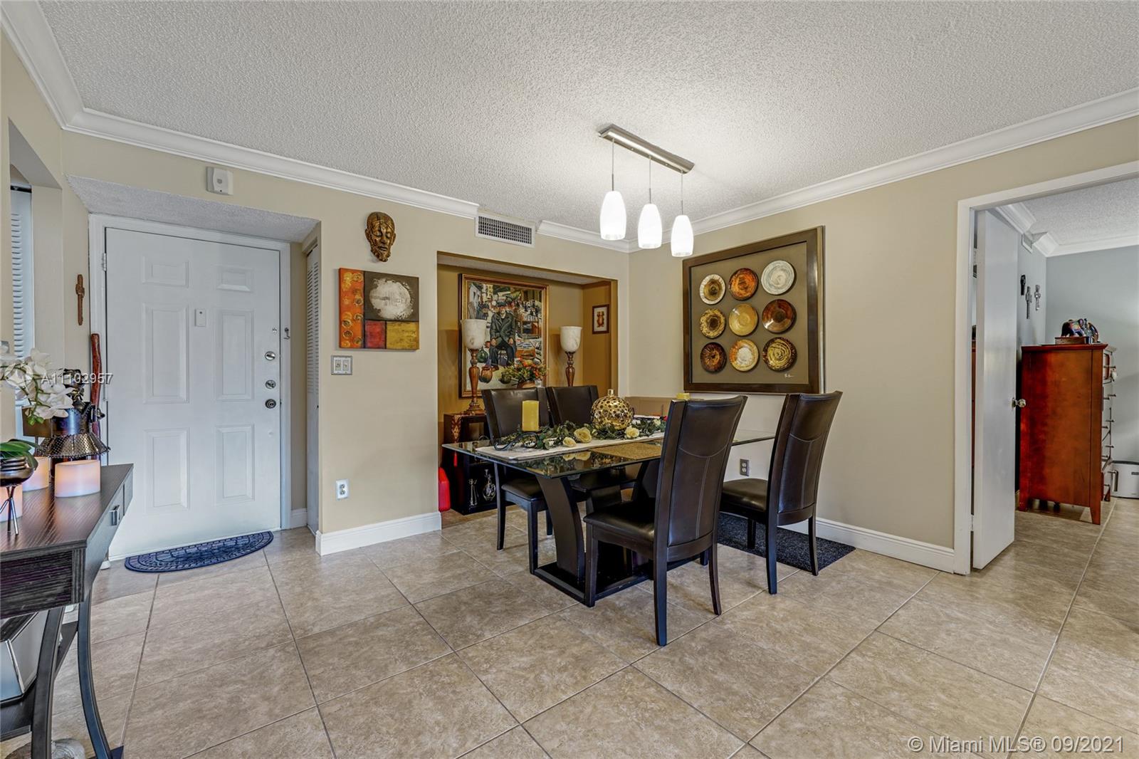 Rarely available 2 bedroom 2 bathroom in the very well kept Whisperwood Village community. Prime location, next to Baptist Hospital, and minutes away from the Don Shula Expressway & Dadeland Mall. This spacious unit features many upgrades including an updated kitchen, recessed lighting, SS appliances, impact windows and washer and dryer in unit. Amenities include large community pool, bbq area, jacuzzi, tennis courts, updated gym, club house, and more. Available December 1st.