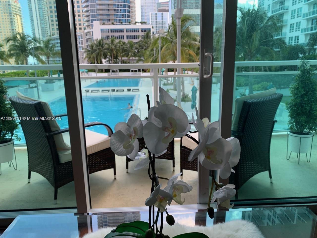 The best deal at The Plaza on Brickell, Lovely 2 bedrooms, 2 bathrooms Furnished with amazing pool views. Wood floors throughout, Stainless Steel appliances, Extra Capacity Washer and Dryer and Refrigerator. Imported Italian Cabinetry in Kitchen and Bathrooms. The master bedroom has two Spacious Walk In Closets and an additional Wall to Wall modern closet. 24 Hrs concierge security, state of the art Fitness Center, two infinity edge Swimming Pools, Jacuzzi, Business Center, Wine Cellar, Theater Room, Club Room, Serene Gardens, Steam Rooms and Lounge Rooms.