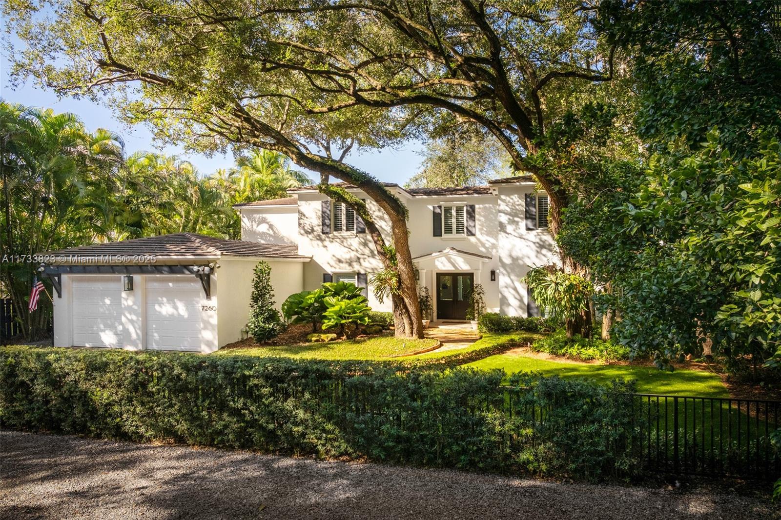Located in the coveted Platinum Triangle, this stunning 5-bedroom, 4-bathroom residence offers the ideal blend of privacy, luxury and convenience. Highlights include a brand-new European kitchen, a new roof, and a spacious layout with 4,700 SF of living space on a 12,513 SF lot. The expansive backyard features a heated pool/spa and new, lush landscaping, accessible via French doors leading to a cathedral-ceiling patio and courtyard for year-round entertaining. Enjoy a separate breakfast nook, dedicated office, formal dining, and a large 2-car garage. Close to top schools, South Miami’s shopping, dining, and Coconut Grove, this home is perfect for modern family living in an unbeatable location with easy access to all the area’s best amenities.