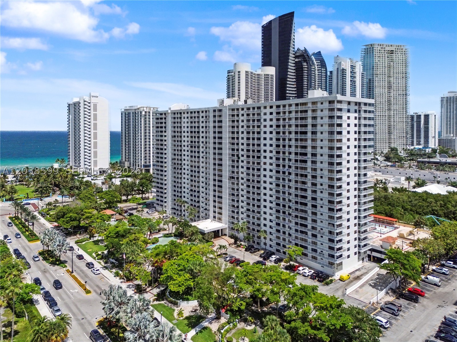 AMAZING OPPORTUNITY TO BE IN THE HEART OF  SUNNY ISLES BEACH! Spacious 2-Bedroom 2 Baths Condo with walk in closets, located  In the desirable WINSTON TOWERS 600.  Split design unit. PERFECT FOR INVESTORS OR TO LIVE IN. Walking distance from the beach, shopping , dinning, parks  and top rated schools . Full service building featuring 24 hour security, pool, fitness center, Library and BBQ area. Ample balcony with washer and dryer in the unit