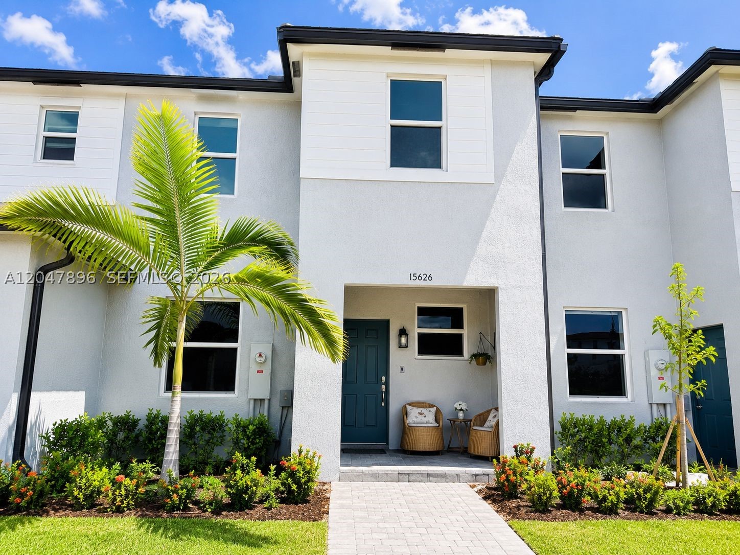 Beautiful 2025-built townhome featuring 3 bedrooms, 2.5 bathrooms, and modern upgrades throughout. This move-in-ready home offers a bright open-concept floor plan, a contemporary kitchen with a spacious island, elegant custom accent walls, and stylish finishes. The beautifully upgraded backyard is designed for year-round enjoyment, featuring a covered patio, premium artificial turf, decorative pavers, and a fully fenced private outdoor space—perfect for entertaining, relaxing, or family gatherings.

Ideally located just minutes from US-1 and the Florida Turnpike (Exit 6), with convenient access to Walmart, Publix, shopping centers, restaurants, parks, schools, and other everyday conveniences. A fantastic opportunity to own a like-new home in a rapidly growing area. Easy to show—contact the listing agent for showing instructions.