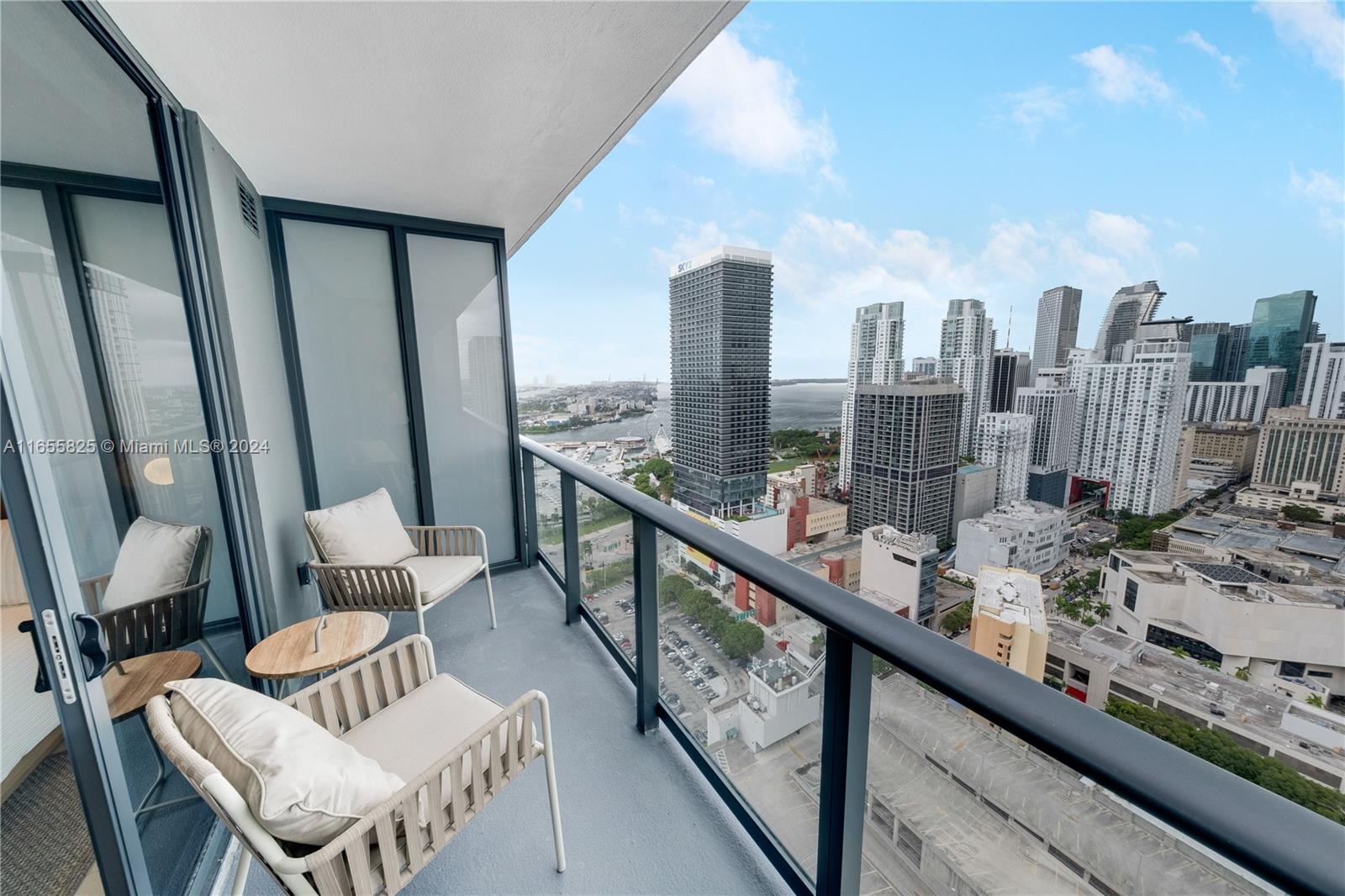 Welcome to your Miami dream pad! Brand-new, fully furnished studio with great views at the chic Gale Residences in Downtown Miami. This stunning unit offers a smart design to maximize space and provides panoramic views from its balcony overlooking the city and Biscayne Bay. The unit is equipped with high-quality appliances, including a washer, dryer, and dishwasher. The Gale Residences are located in a highly desirable area, in proximity to the Miami World Center, Bayside, Whole Foods, Brightline, the basketball arena, and Brickell! Residents can enjoy top-notch amenities, including pools, restaurants, co-working spaces, a luxury spa, and concierge services of a luxury hotel. Available for shorter and longer leases.