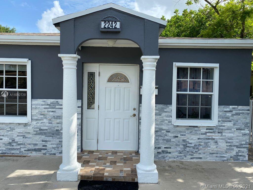 LOCATION! LOCATION! Don’t miss the opportunity to own this Modern single-family home! This beautiful home is located in Hollywood community near Hollywood Beach and Hard Rock Casino, 5-miles from Downtown Hollywood and Dania Point Mall, near Ft. Lauderdale Airport and Regional Memorial Hospital.  Features 3 Beds 3 Baths, with a huge patio, extended Covered Lanai, with double entrance for cars in the front/back of the house. The remodeled kitchen includes all appliances, and walk-in laundry. The neutral colors make the home move-in-ready and any decoration style will fit. Huge bedrooms and large closets. Additional room that could be used as an office.  Third bedroom with private bathroom has a private entrance, could be use as additional income or could be use as in-suite.