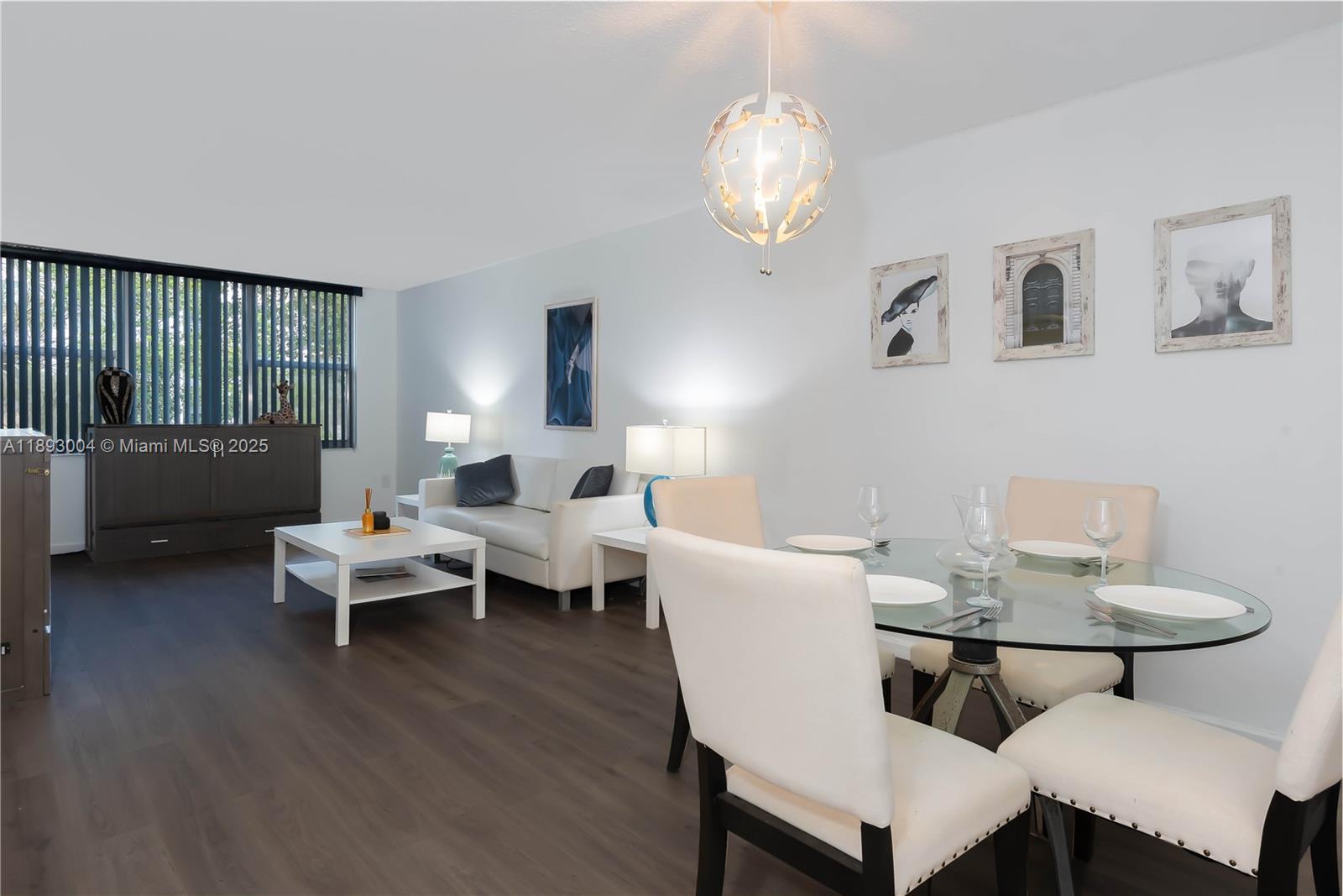 Welcome to this spacious one-bedroom, one-and-a-half-bathroom residence located in the desirable Greynolds Park Condo Club. The unit has been recently upgraded to faux wood flooring throughout.
The building is currently undergoing significant improvements, including installation of high-impact window completed November 2025, restoration of balconies, and replacement of elevator mechanical wiring—ensuring long-term value and enhanced safety. Enjoy a variety of great amenities, including secured electronic entry, a swimming pool, exercise rooms. Strategically located in North Miami Beach near Biscayne Boulevard, Aventura Mall, the beach, and more.  Prefer not to drive? Simply walk next door to Greynolds Park where you can enjoy cafés, dining options, and local shops—all set within a serene natural environment.
