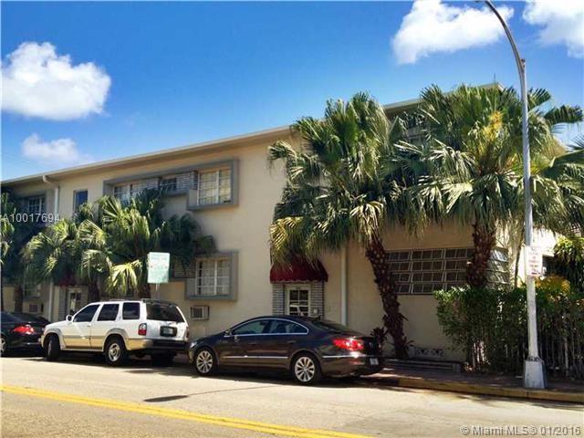 Totally updated one bedroom Art Deco unit which features tile floors throughout, an updated bathroom, newer kitchen, stainless steel appliances, and microwave. The building is located only one block away from Flamingo Park. Hurry because this unit will not last!