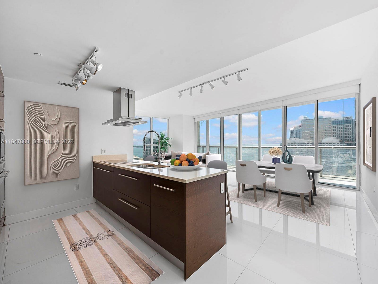 Luxury living at ICON BRICKELL Tower II. This stunning 3-bedroom, 2-bath, 1,870 SF corner residence offers one of the most desirable lines in the building, featuring an open-concept layout and breathtaking panoramic views with spectacular sunset skies over Biscayne Bay from the expansive balcony. Enjoy a European-style gourmet kitchen with premium Sub-Zero & Wolf stainless steel appliances, along with marble and wood flooring and high-end finishes throughout. Includes 1 assigned parking space and a pet-friendly community. Resort-style amenities include a state-of-the-art fitness center, infinity pool, full-service luxury spa, hot tub, movie theater, party room, golf simulator, and 3 on-site gourmet restaurants. Ideally located in the heart of Miami’s financial district, just steps from Brickell’s world-class dining, shopping, and entertainment. NO SPECIAL ASSESSMENTS. FULL RESERVES. Currently tenant occupied until Feb 2027. 24 hrs notice required.