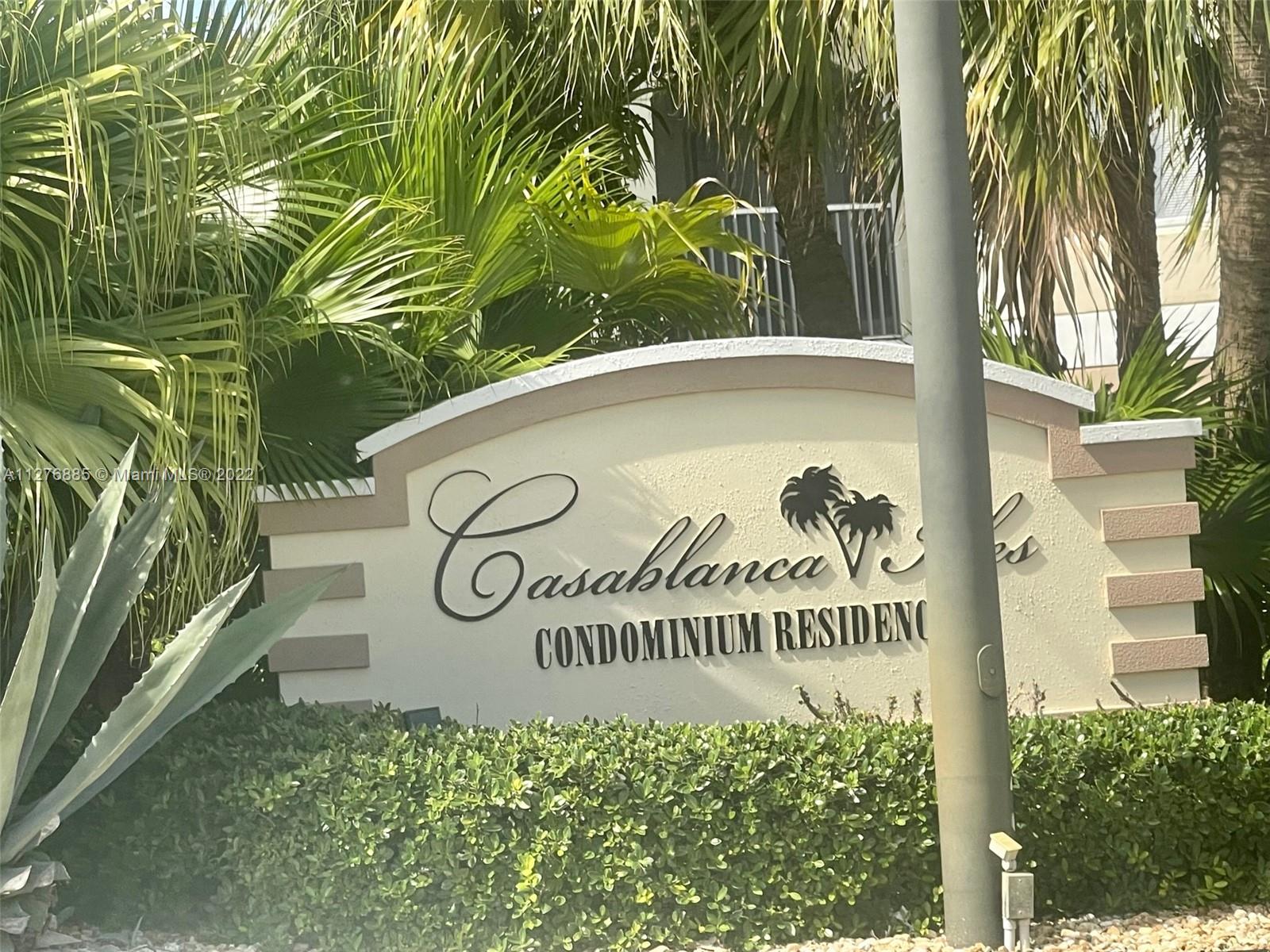 Lovely 2 bedrooms 2 bathrooms condo in Casablanca Isles in Boynton Beach. Granite kitchen, laminate, carpet and tiles floors. Washer and dryer conveniently located in the condo. Prime location close to 95, Congress Ave, stores, restaurants and the beach. Tenants are required to have a rental insurance prior to move in. Tenant occupied until October 31, 2022.
