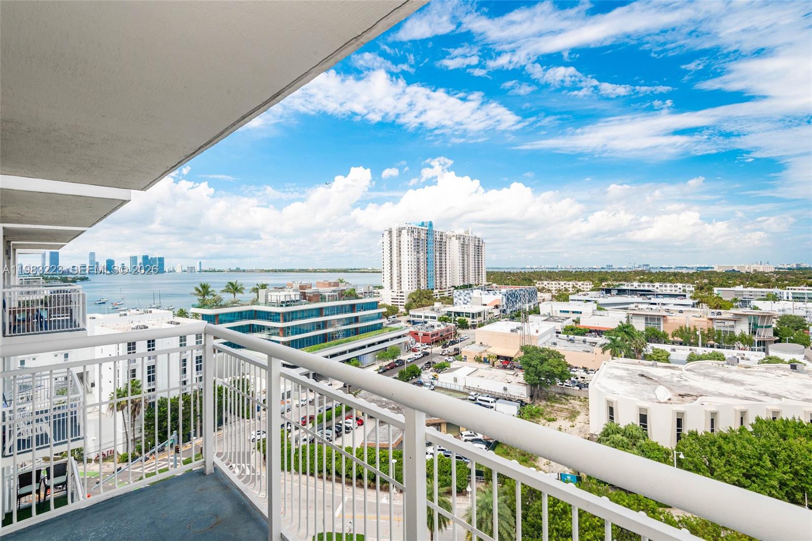 Top-floor unit with amazing bay and Intracoastal views. Features include a large balcony, spacious primary bedroom with a full en-suite bathroom and walk-in closet, a second full bathroom with washer and dryer and two assigned parking spaces. The unit also has a new A/C system,
Located just steps from Trader Joe’s, Lincoln Road, the marina with water taxi, top restaurants, and everything you need.
The building offers excellent amenities, including a pool, jacuzzi, club room, gym, BBQ area, and laundry facilities. 24 hr notice required to show the unit
