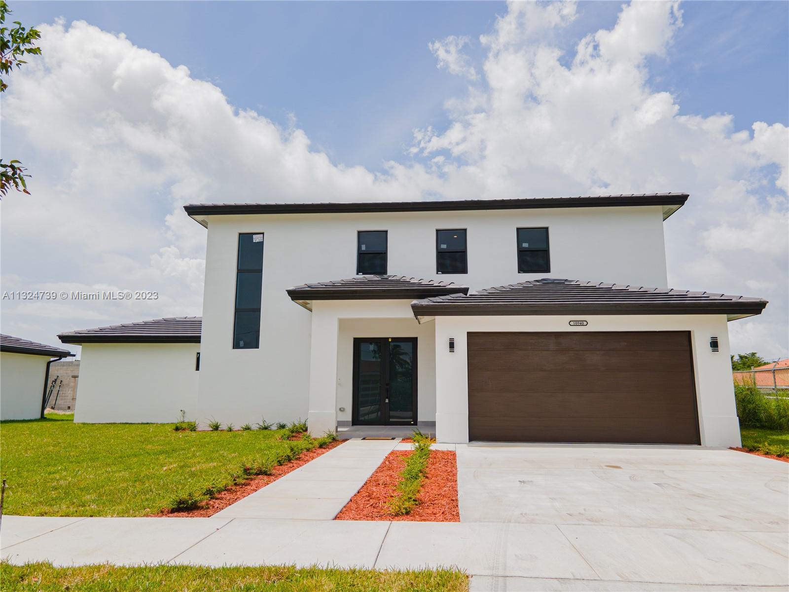 12 Single family homes NEW CONSTRUCTION!, This home is the model Breccia and the features 2,940 SF 4 bedrooms and 3 full bathrooms, an open concept floor plan, porcelain floors throughout, impact windows & doors throughout, modern kitchen cabinets, quartz countertops, LED lights throughout, a concrete tile roof, & 2 car garage with additional parking in the driveway, stainless steel kitchen appliances, sitting on a 6,500 Sq.Ft lot offering plenty of space to build your dream Patio. Best of all, there are no CDD taxes and no HOA. For more information,please contact listing agent. Pool as an extra by request only.