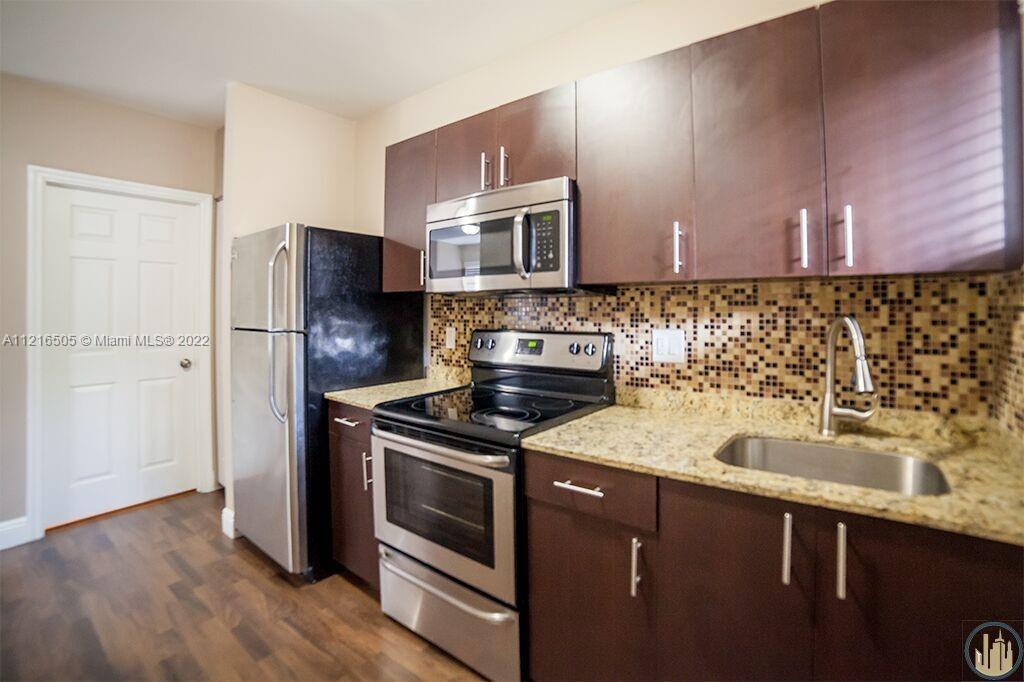 Fully updated 1 bedroom 1 bathroom with stainless steel appliances, wood floors, granite counter tops, freshly painted, water, electricity bill, fumigation, trash, & basic internet, landscaping all inclusive. Washer and Dryer facility included within building. Centrally located, near, Coral Gables, Marlins Park, Little Havana, Downtown, Brickell, Wynwood, Design District, & Midtown Shops. UNIT IS TENANT OCCUPIED PLEASE CALL LISTING AGENT TO SET UP SHOWING. MUST GIVE AT LEAST 24 HOUR NOTICE.