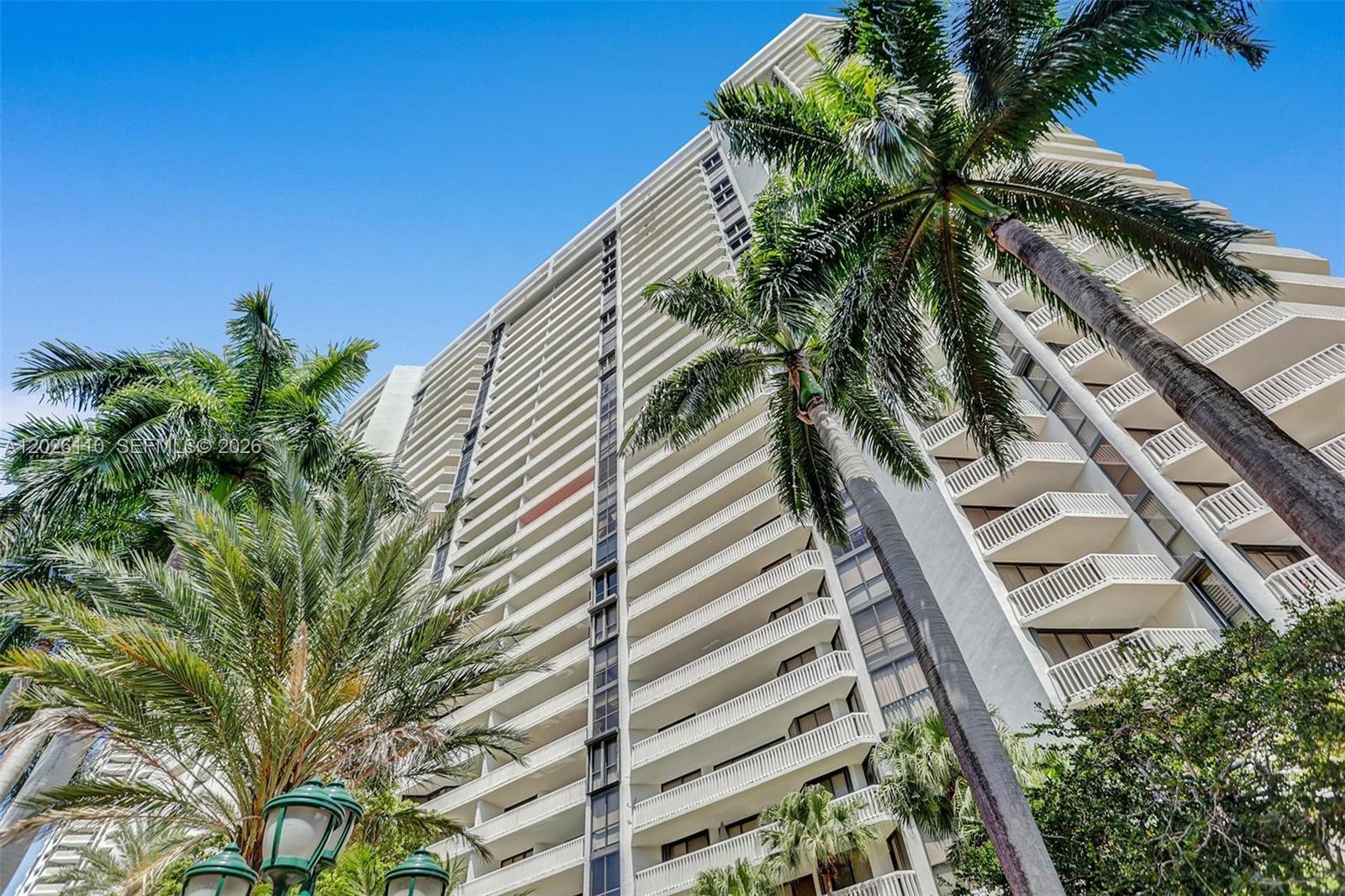 Welcome to this one-of-a-kind condo at the coveted Williams Island. Situated on the 11th floor is a two-bedroom plus den and 3 FULL bathrooms. Boasting a big master bedroom with 2 full bathrooms with ocean and Intracoastal views. Fully turn-key, the kitchen features new top-of-the-line appliances. Enjoy incredible resort-style amenities including a heated pool, jacuzzi, fitness center, tennis courts, restaurants, a spa, salon, and much more.