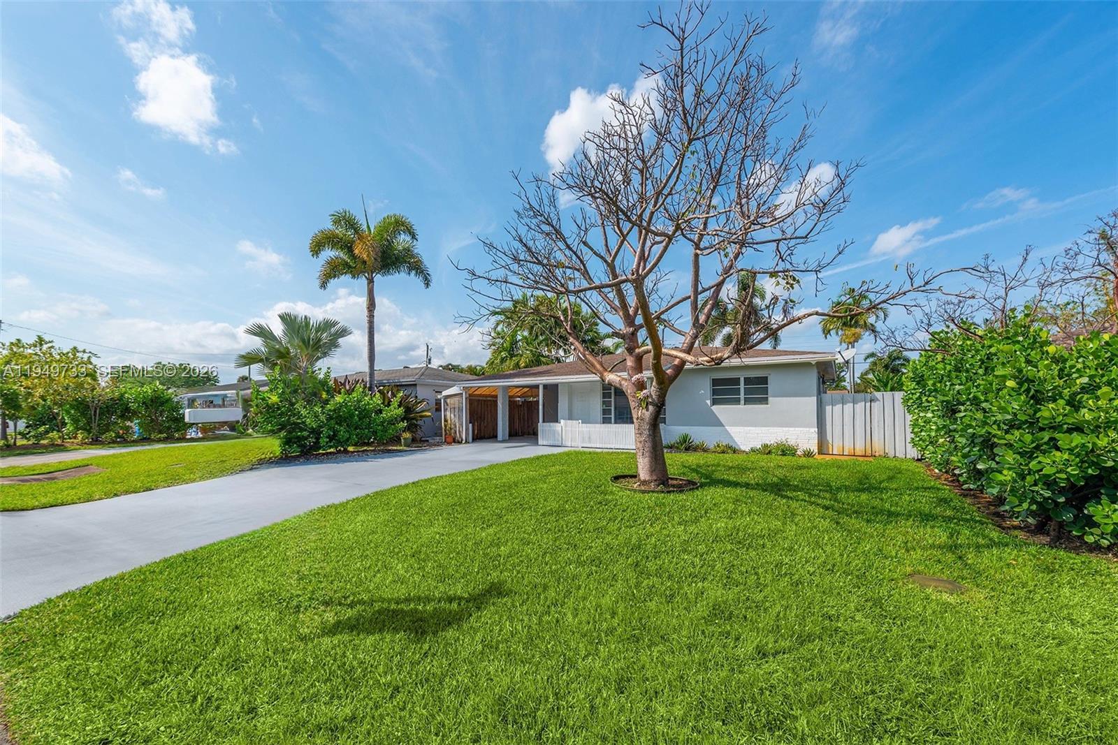 Short Sale, Subject to lender approval. Beautifully remodeled 2-bedroom, 1-bath home situated on a landscaped lot in the desirable North Andrews Gardens community of Oakland Park. This charming residence features a renovated kitchen and updated bathroom with quartz countertops, along with a newer HVAC system and new water heater. Living room, Dining room, and a separate family room that can be used as a third bedroom if needed. Bright, inviting living spaces and tasteful finishes throughout make this home move-in ready. Ideally located just minutes from shopping, dining, schools, Fort Lauderdale Beach, Wilton Manors, Las Olas, I-95, and Fort Lauderdale–Hollywood International Airport. Convenient, comfortable, and ready to enjoy. On Supra Easy to Show