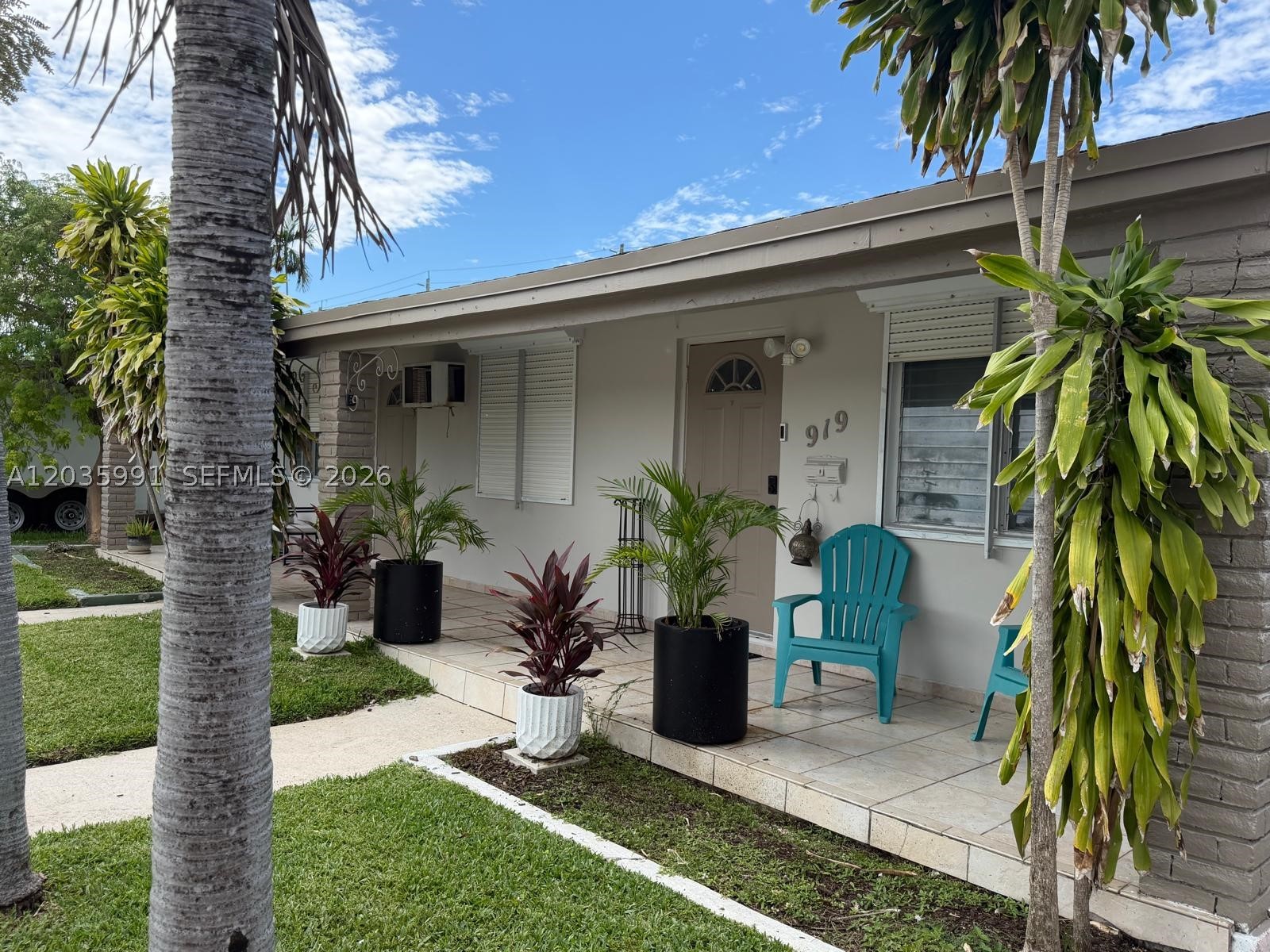 Excellent investment opportunity in East Hallandale! This income-producing duplex is ideally located just minutes from the beach, shopping plazas, dining, and major roadways. Situated on a spacious lot with a large green backyard, the property offers future potential and room to enhance outdoor living, including space for a pool.

The duplex consists of two 1-bedroom, 1-bath units, both currently occupied and generating income. One unit is leased, while the second is occupied on a month-to-month basis, offering flexibility for future rental adjustments or owner plans. Each unit includes separate electric meters for added convenience and efficiency.

Whether you are looking to expand your investment portfolio or secure a property with long-term upside in a desirable East Hallandale location, this duplex presents a strong opportunity with immediate rental income in place.
