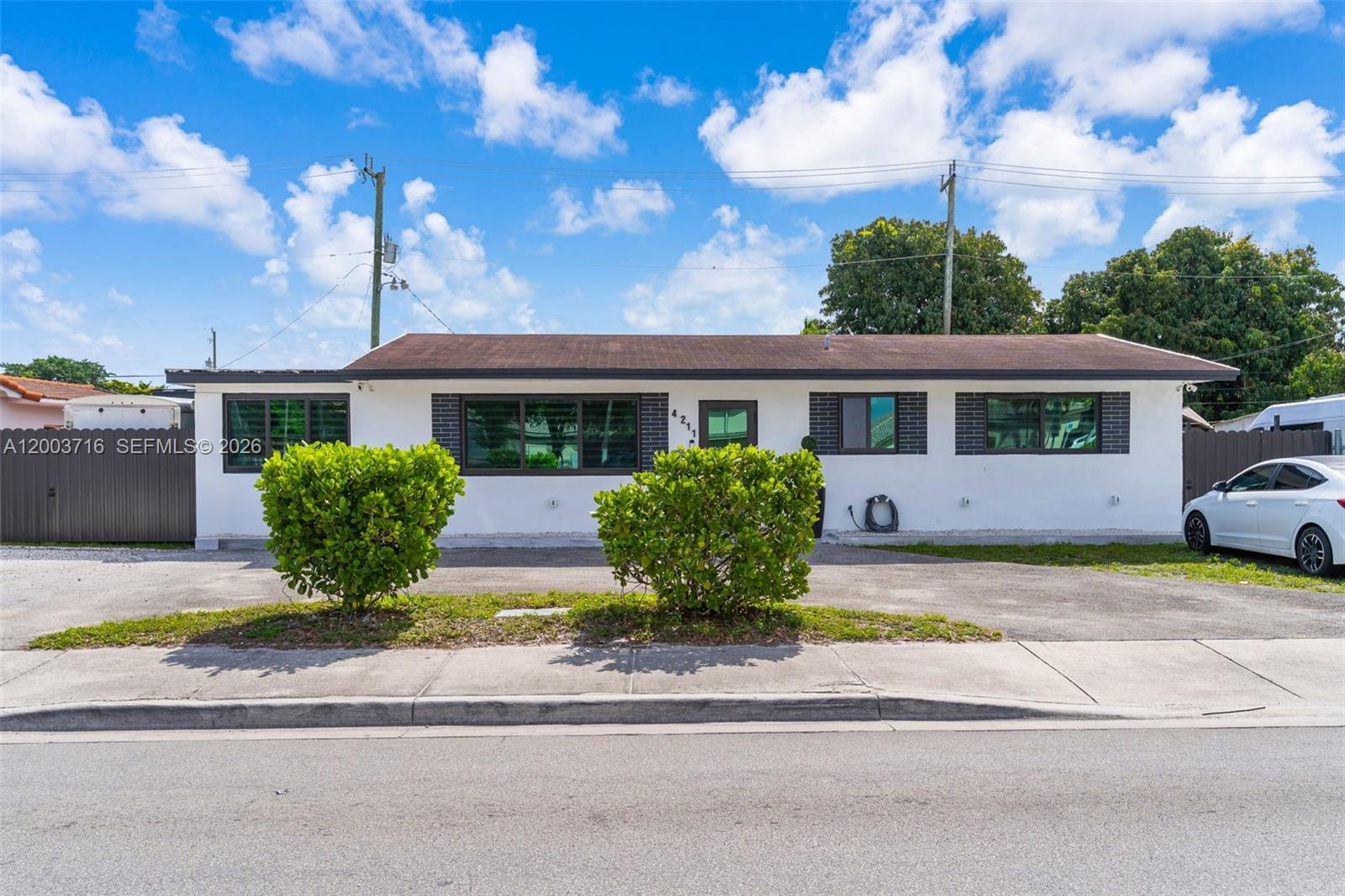 Completely remodeled property right in the heart of Hialeah! This home is truly move-in ready and has been updated with modern finishes throughout, including a beautifully renovated kitchen, upgraded bathrooms, and a clean, fresh design that today’s buyers are going to love. The layout offers comfortable living spaces with great natural light, making it ideal for both everyday living and entertaining.
This is a great opportunity for investors looking to generate immediate rental income or for end-users who want a turnkey property with no renovations needed. Located in a highly desirable area, close to major highways, shopping centers, dining, and schools, making it a very convenient and attractive option.
Easy to show, this one is a standout in the area and will not last!