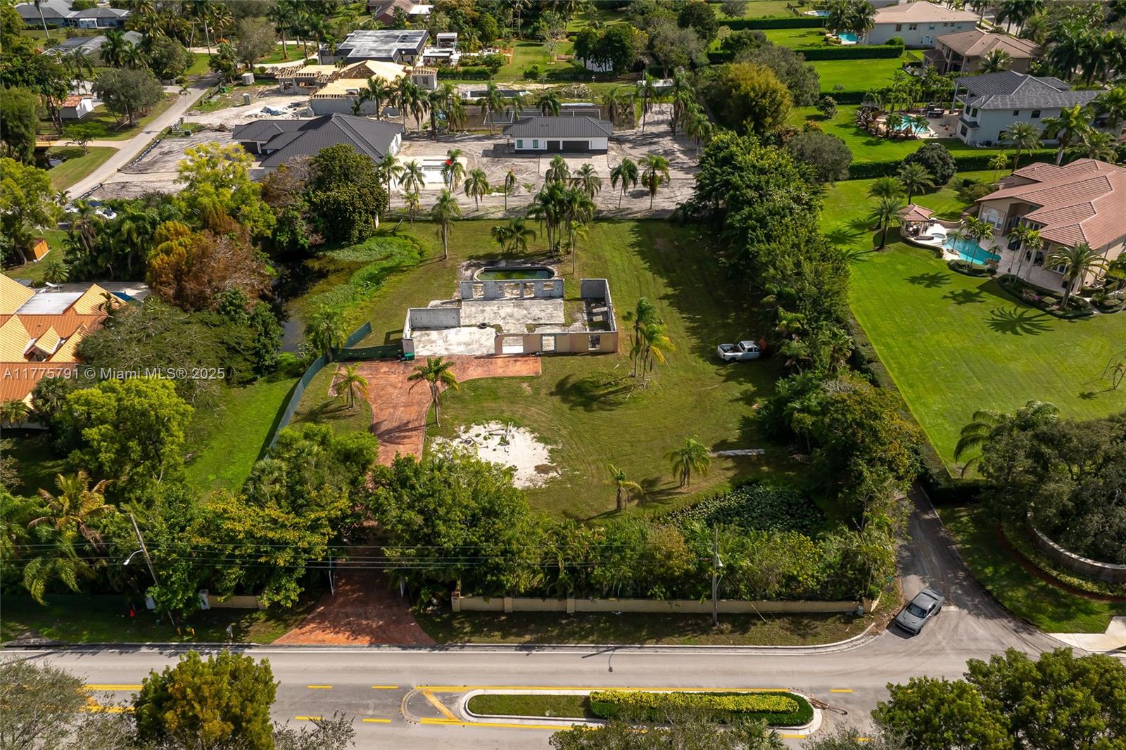 Builders dream! Prime location, corner lot, and over 1+ acres of land with plans available! The existing plans encompass and build off the current walls and existing foundation remaining. Southern exposure with many luxury new builds completed nearby with many others under construction in the surrounding area. Extra lot directly adjacent to the north is included in the sale for an additional 4392 sq/ft. The total size for both lots combined is 49,077 sq/ft. Reach out for a copy of the plans available.
