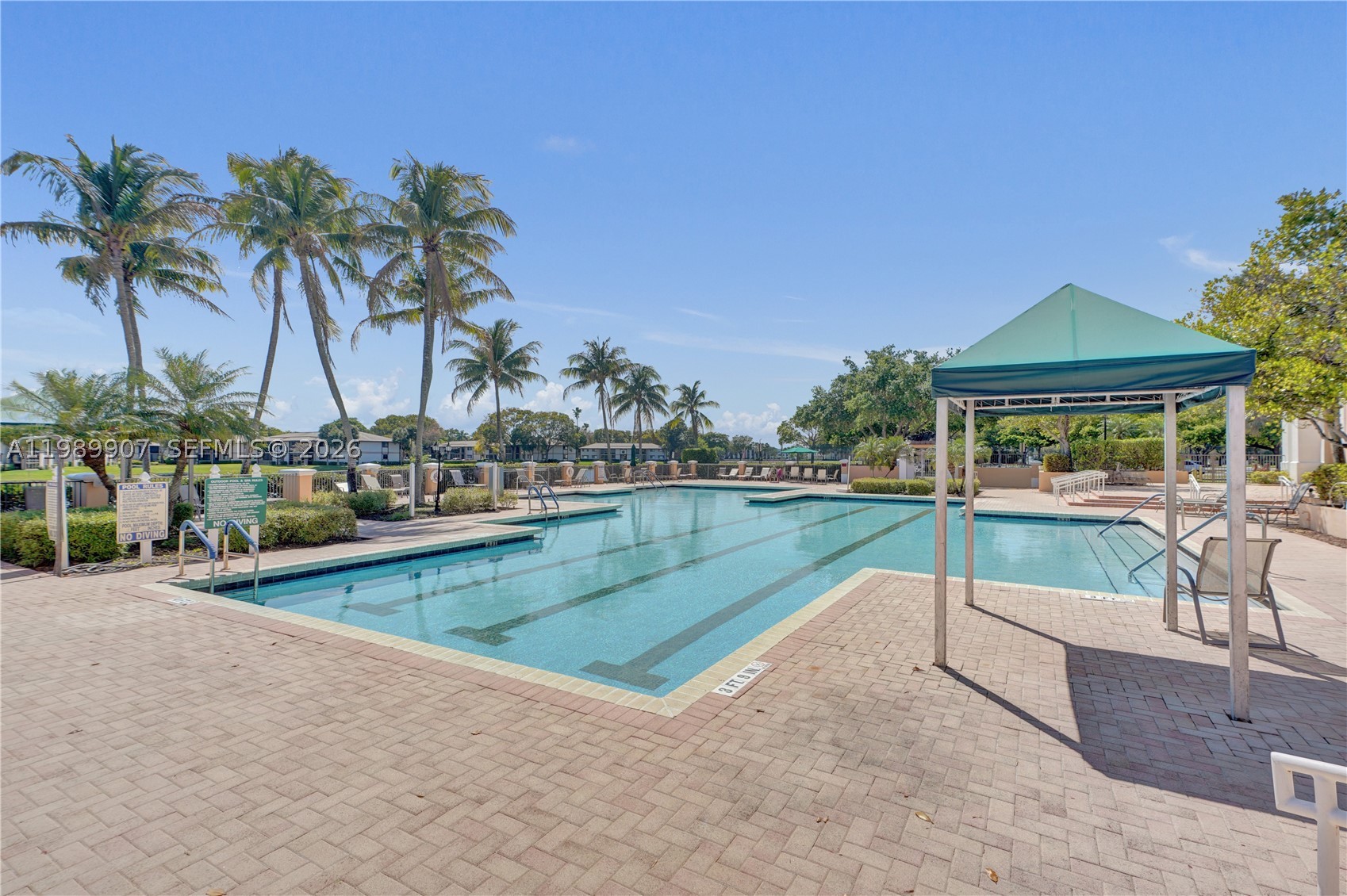Welcome to WELDON at Kings Point, one of Tamarac's most vibrant 55+ gated communities! This well-appointed 2-bedroom, 1-bath condo offers 980 sq ft of comfortable living space with a lovely garden view and a smart, functional layout. The unit features a brand-new AC, in-unit washer and dryer, closet cabinetry, and updated appliances including refrigerator, electric range, microwave, disposal, and electric water heater. Located on the 3rd floor of an elevator building with plenty guest parking.
Kings Point is truly resort-style living,  residents enjoy a manned gate, Performing Arts Theater, Social Club, heated pool, gym, tennis courts, and a community shuttle bus that keeps everything within easy reach. The monthly maintenance fee covers ALL amenities, building exterior, elevator, insurance, pool service, reserve fund, sewer, trash removal, and water, making this an exceptionally low-maintenance lifestyle.
No lease first year of ownership. Minimum 360-day lease thereafter. Association approval required (3–4 weeks). Application fee $150. Minimum 650 credit score and $24K annual income required. Tax reflects no homestead exemption.