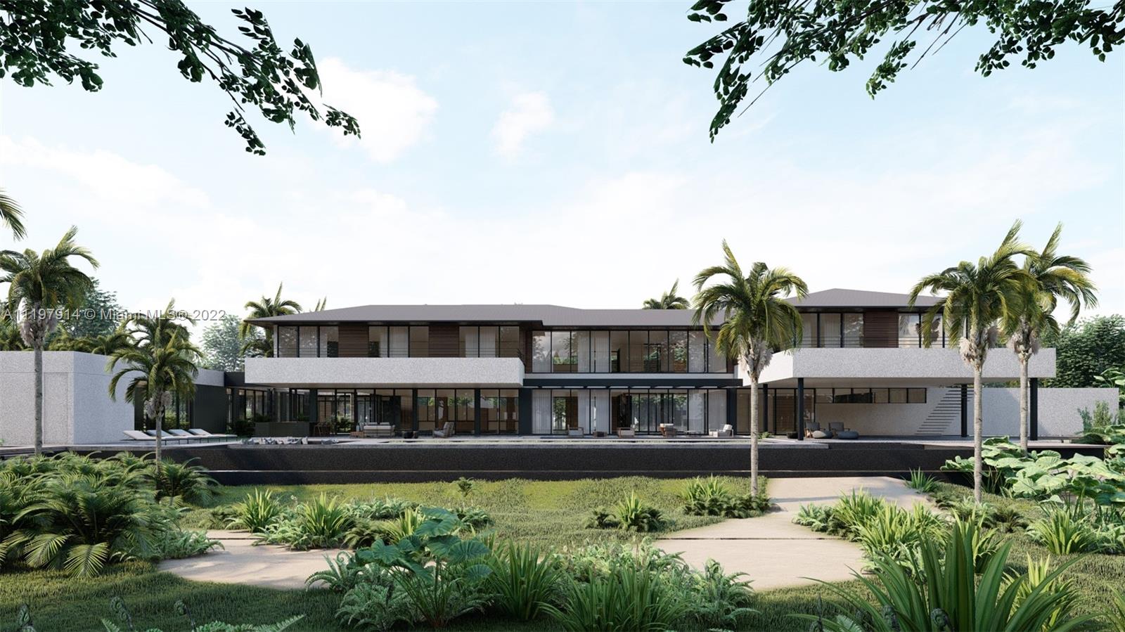 Build your dream home on this 42,720 SF lot located in the gated community of Cocoplum. This home will be sold with approved architectural plans by renowned architect, Ramon Pacheco (the list price does not include the construction). Plans include building a beautiful, tropical modern home with 12,347 SF of living area and 14,030 SF adjusted. See attachments for PDF plans which include: 8 BD, 9 full BA, 3 HB, a 4-car garage, library/playroom, prep kitchen, service quarters, gym with steam shower and sauna, media room, 1,788 SF pool area and so much more!

In 2021 (the existing home); part of the electrical system was fixed, existing AC units were repaired, added AC units, changed the floor on the 2nd floor, repaired closets, replaced some appliances, & painted the interior of the house.