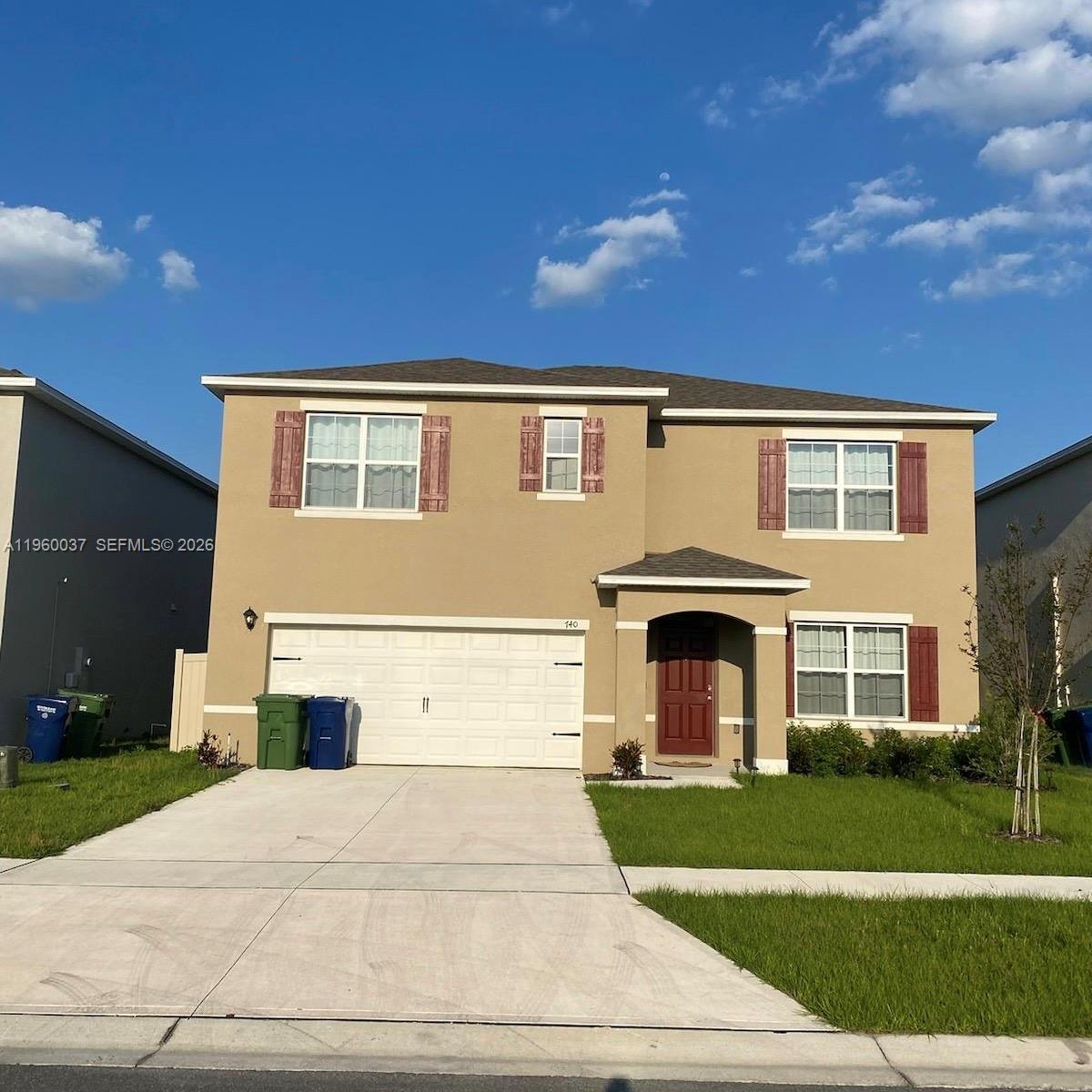 Nestled in the serene location of Winter Haven; beautiful house conveniently located near Lego Land. 5 bedrooms, 3 bathrooms, 2-car garage, stainless steel appliances. Fenced-in backyard offering space and privacy. Includes smart home technology so that you can connect to your home via smartphone. Enjoy Winter Haven's main attractions and sights such as boating on the Chain of Lakes and Antique shopping. A must see!