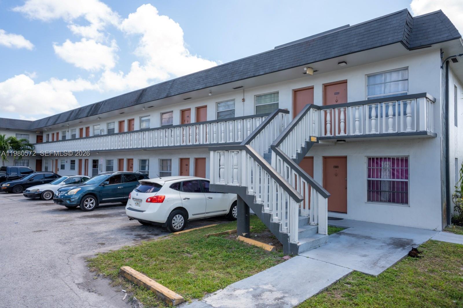 Prime multifamily investment opportunity in Miami Gardens. This 32-unit property sits on just over one acre and features a strong unit mix of 23 two-bedroom, one-bath units and 9 one-bedroom, one-bath units. The property is currently 100% occupied and producing approximately $462,000 in net operating income, offering investors immediate cash flow with additional upside through future rent growth.

The property benefits from over 50 on-site parking spaces and a roof installed in 2016. Many of the rents are below current market levels, providing a clear value-add opportunity for the next owner through strategic rent increases and operational improvements.

Located along NW 7th Avenue, the property offers strong visibility and convenient access to major roadways, retail, and employment centers throughout Miami Gardens and the surrounding areas.

This asset is well suited for investors seeking a stabilized multifamily property with long-term appreciation potential in a growing Miami-Dade submarket.