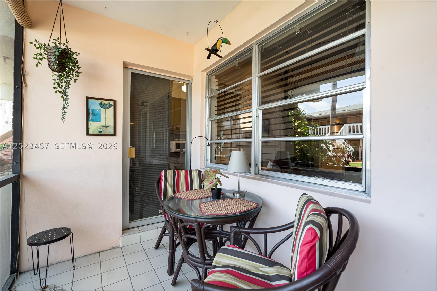 CHARMING 1 BEDROOM CONDO ON THE 1ST FLOOR IN THE HEART OF HALLANDALE BEACH! Located in a highly desirable, walkable area east of US-1, this fully furnished, turn key unit is perfect for stress free living. The beautifully maintained, well managed building features incredibly low monthly maintenance fees that cover an extensive list of amenities, including water, trash, sewer, pool service, and roof repairs. Enjoy the ultimate convenience of your own private parking space located directly in front of the apartment's rear entrance for easy access. Take advantage of the fantastic community perks like a refreshing pool and shuffleboard courts. Situated in a quiet and safe 55+ community, you are just a short walk or minutes' drive to the beach, the popular Gulfstream Village & Casino, and an abundance of nearby shopping centers, restaurants, and shops. Quick commute to the FLL Hollywood Airport makes traveling a breeze! HOA/Maintenance Fee: $450/Monthly and Annual $1500 association contribution contingency. Special Requirements: Buyer must sign FIRPTA (Foreign Seller). No Leasing allowed. No pets permitted.