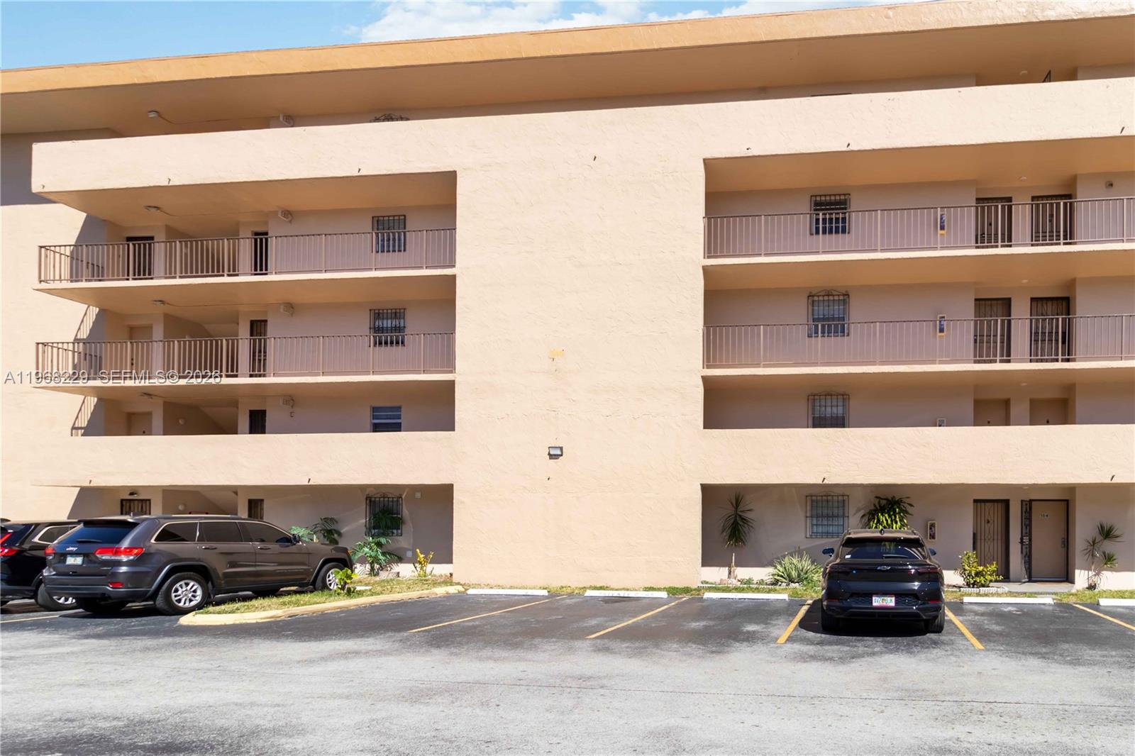 Spacious 2-bedroom, 2 updated bathrooms, this condo features an open layout and abundant natural light. Enjoy a bright living area that opens to a private balcony.  Conveniently located in the heart of the city, close to the Miami International Airport, and the upcoming Miami Freedom Park, home of Inter Miami CF and the Dolphin Mall, a secure community that has a pool, private storage, and a large community laundry room, this home is perfect for modern living! Some of the pictures have been staged to show the true potential of this unit.